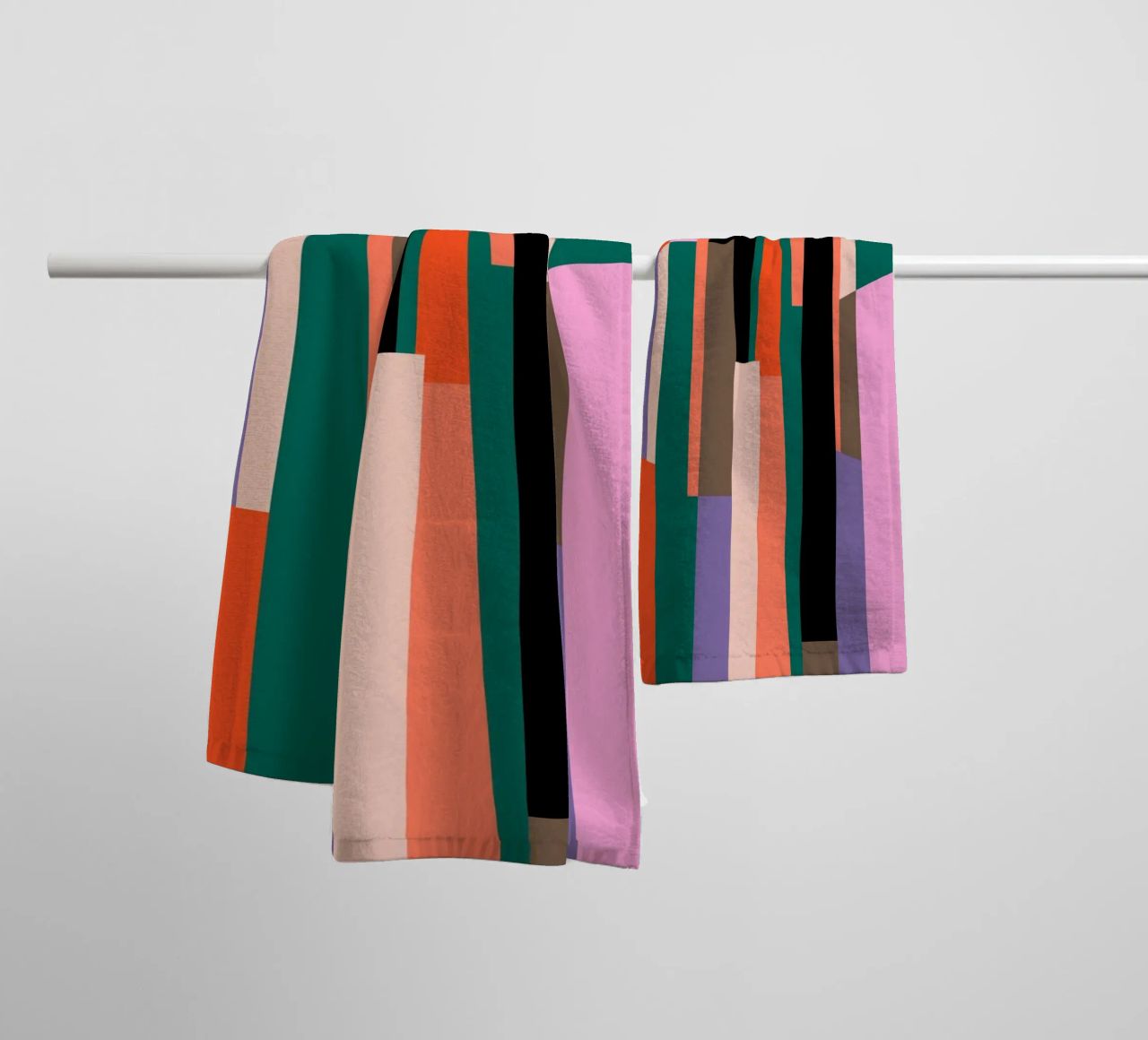 Rhythms of Color asciugamano da bagno da susanapaz