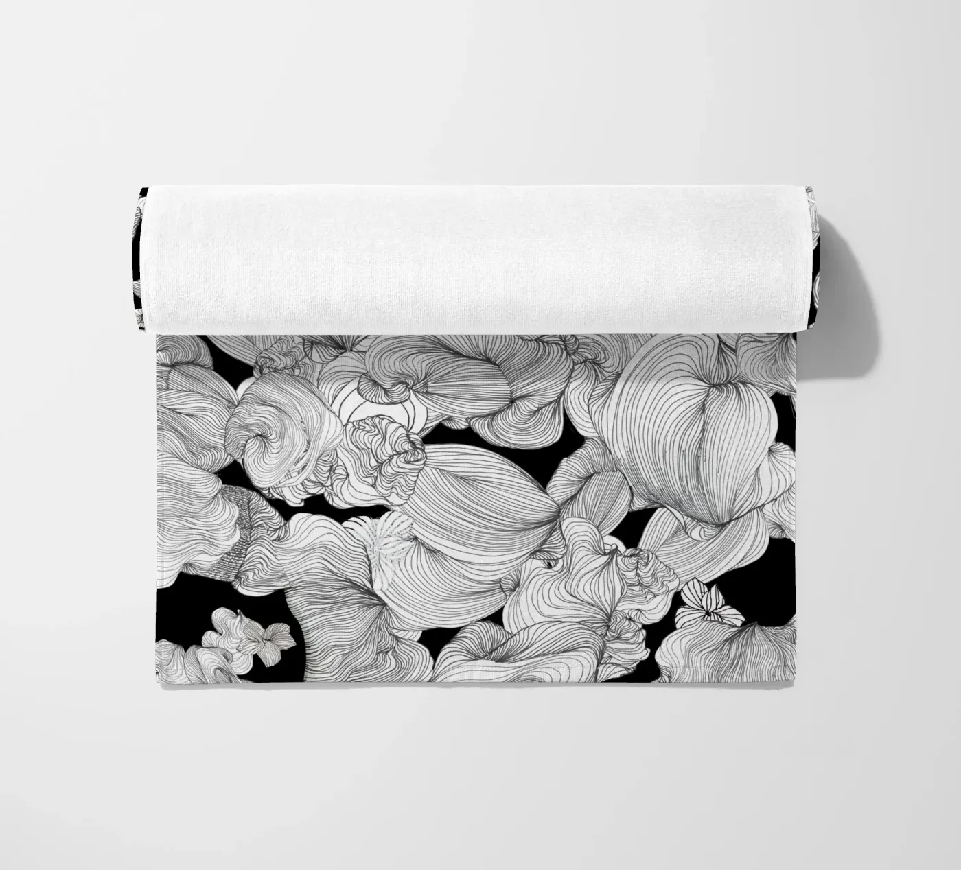 clouds222 beach towel by Giulio Iurissevich