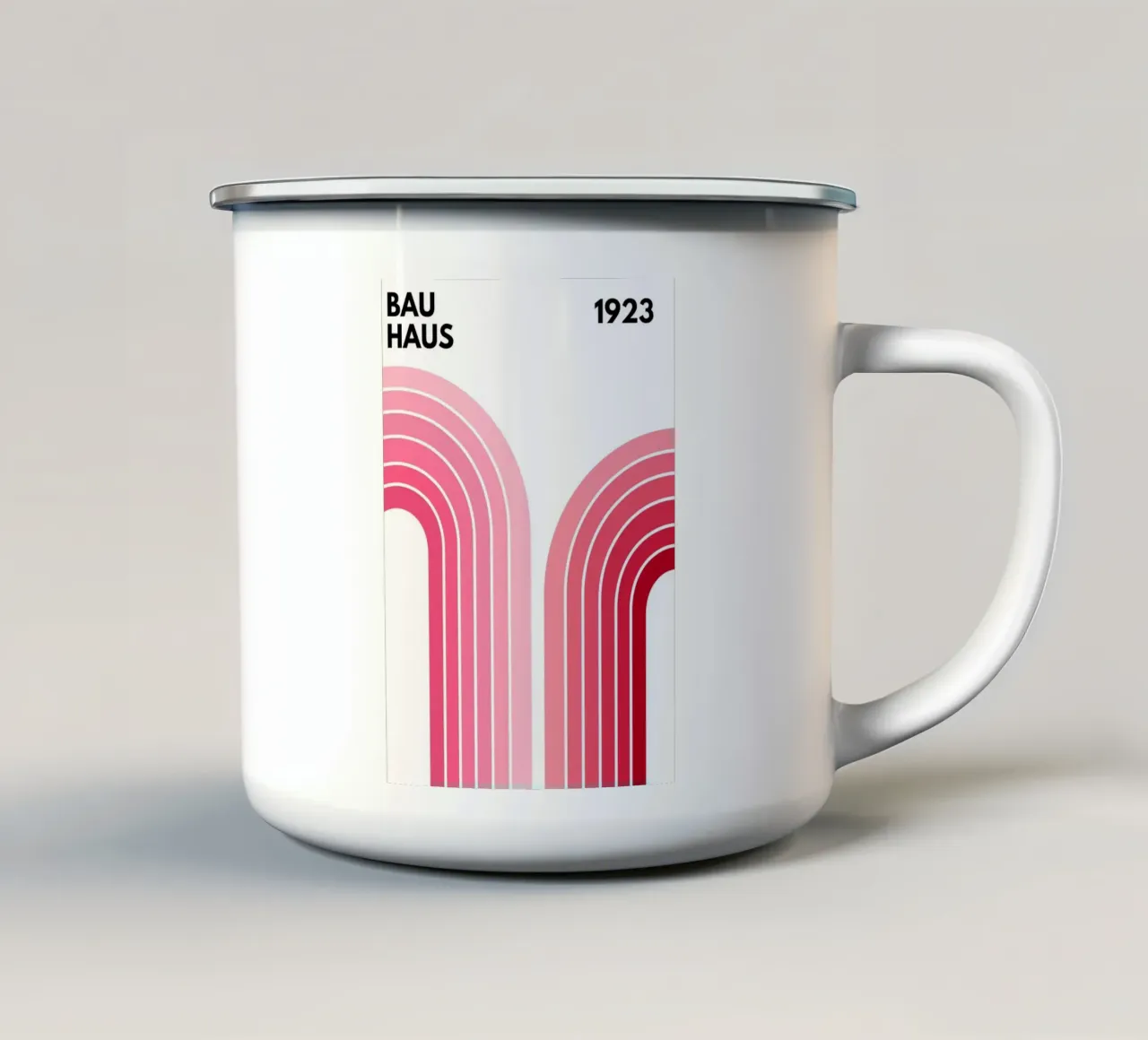 Arco di design Bauhaus tazza in smalto da pdigitalprints