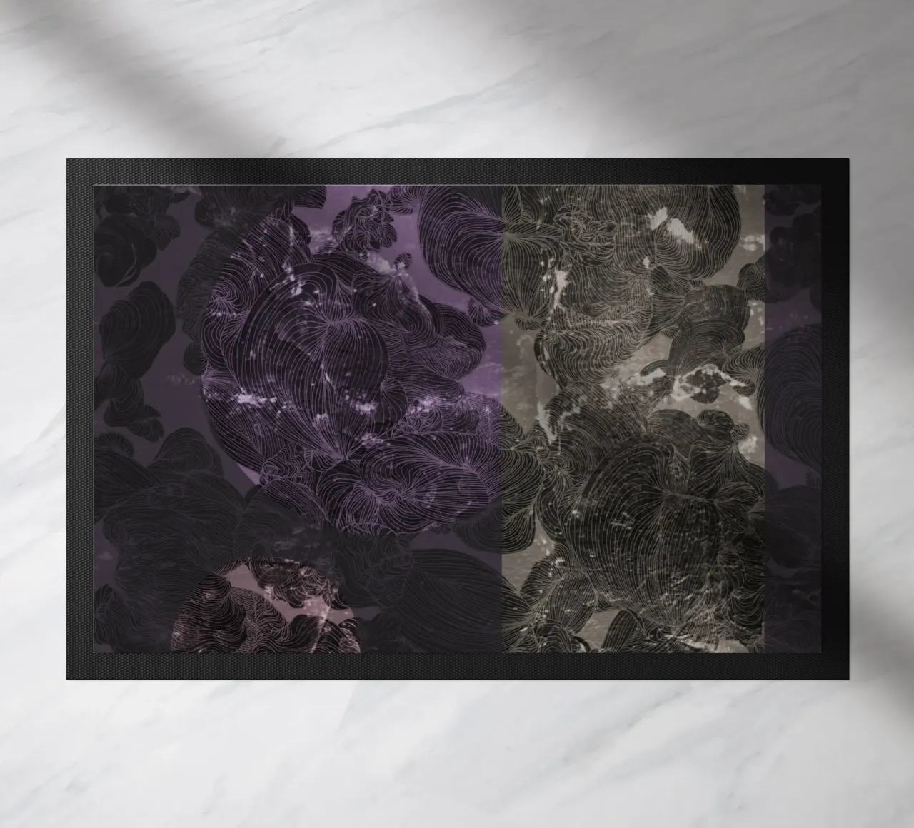 paarse vlam deurmat van Giulio Iurissevich