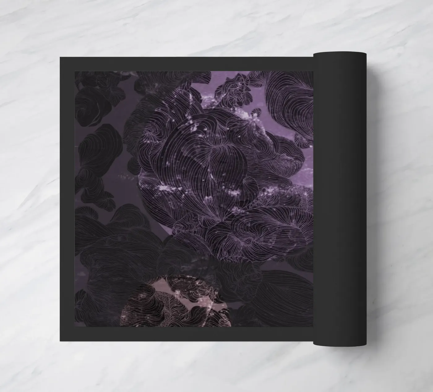 violet flame deurmat van Giulio Iurissevich