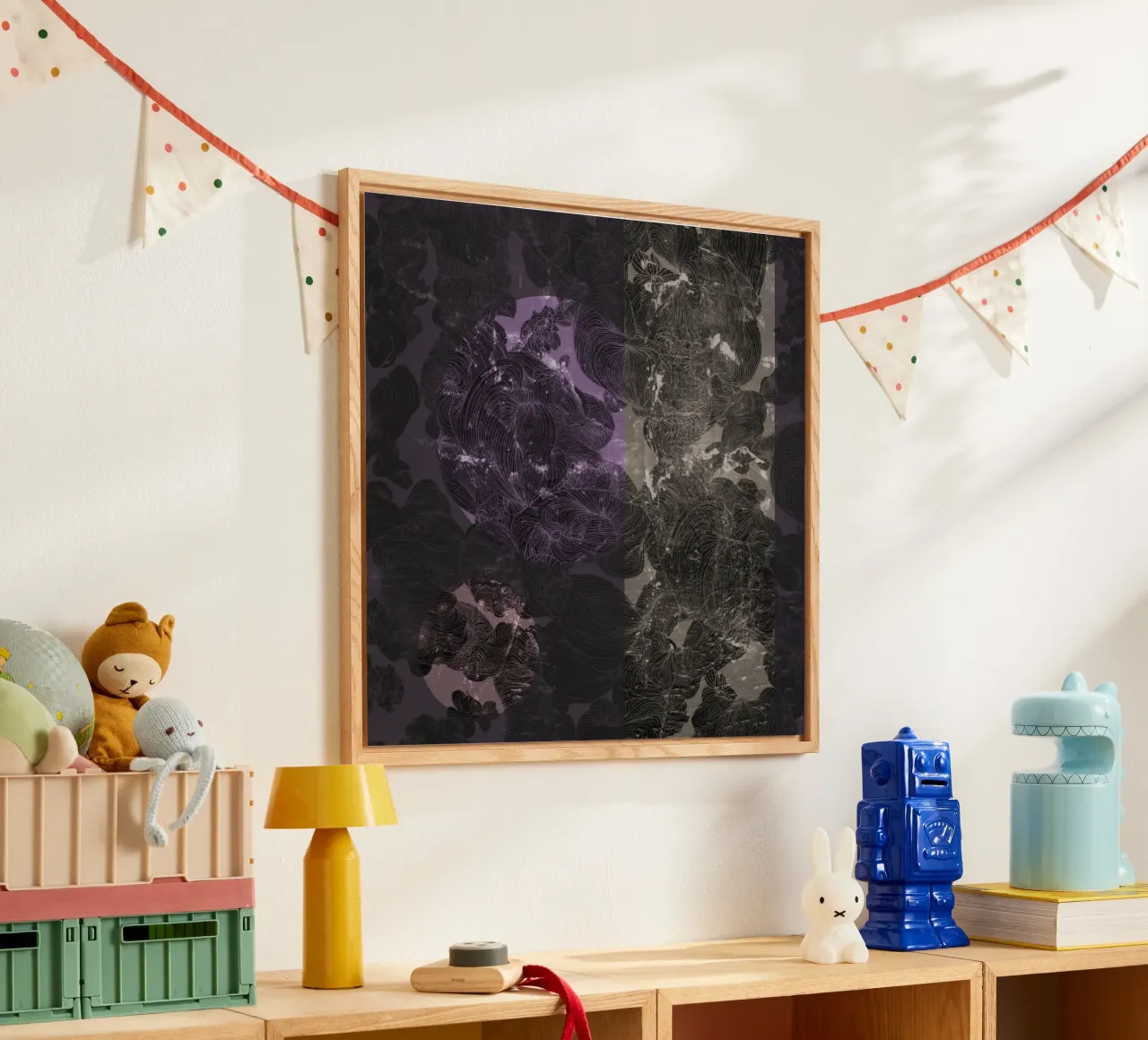 fiamma viola plexiglass da Giulio Iurissevich