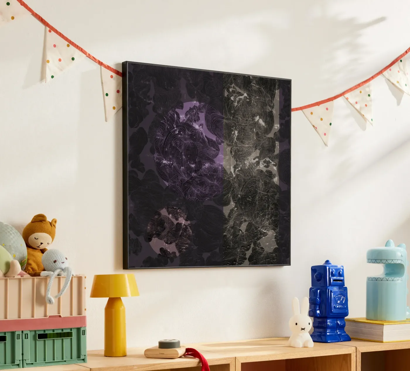 fiamma viola alluminio dibond da Giulio Iurissevich