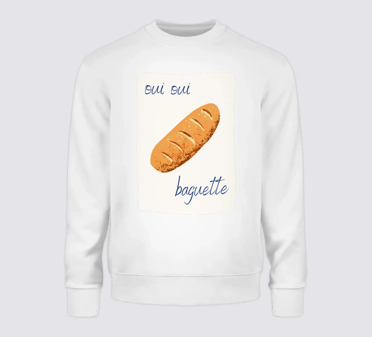 Oui Oui Baguette felpa da pdigitalprints