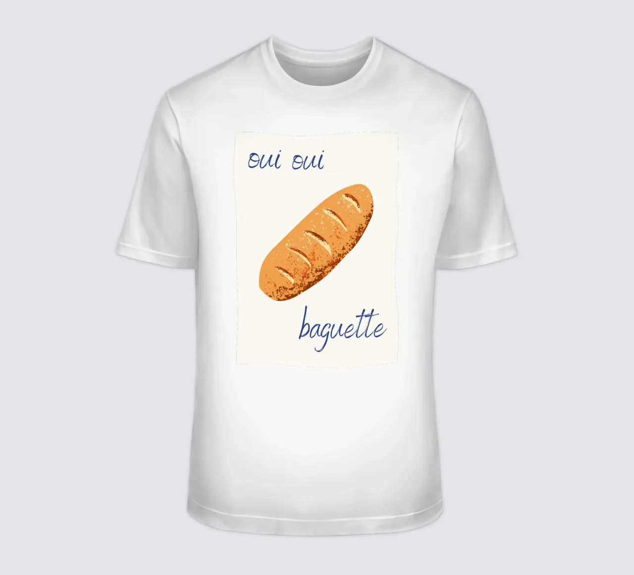 Oui Oui Baguette t-shirt da pdigitalprints