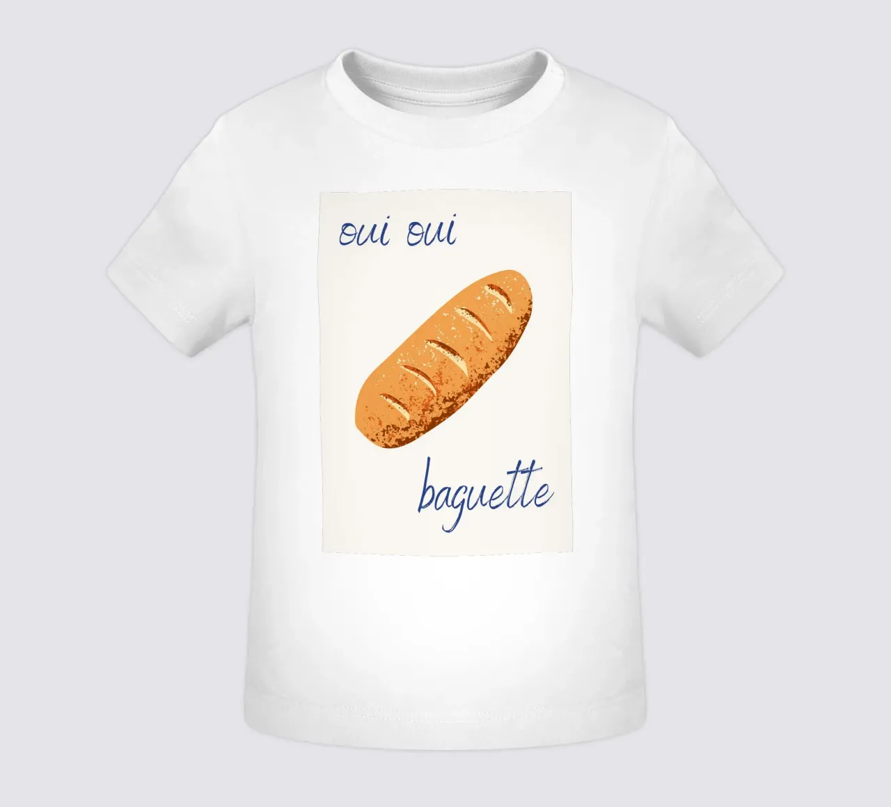 Oui Oui Baguette maglietta neonato da pdigitalprints