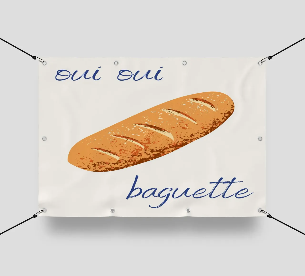 Oui Oui Baguette telo in pvc da pdigitalprints