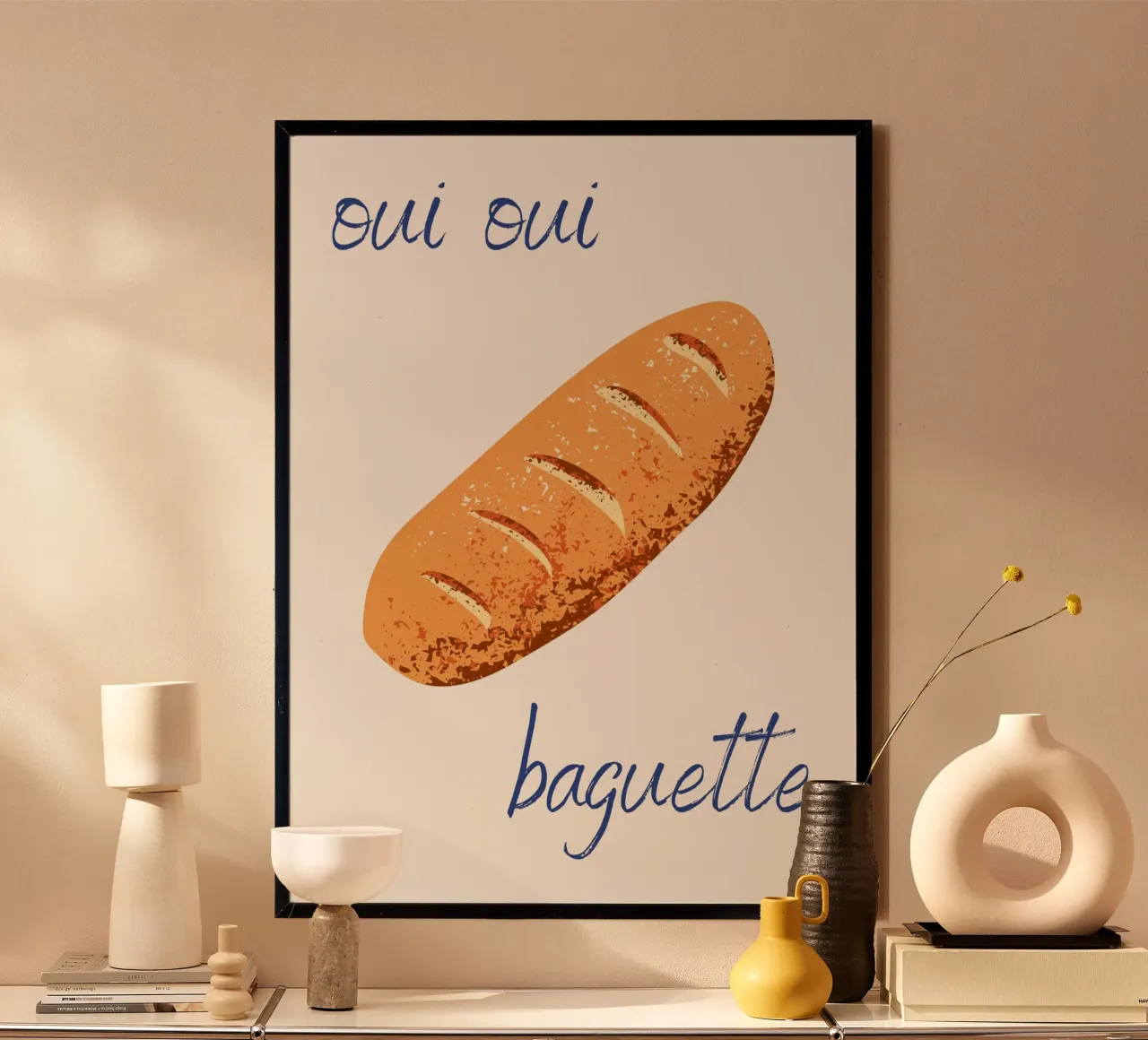 Oui Oui Baguette carta hahnemühle da pdigitalprints
