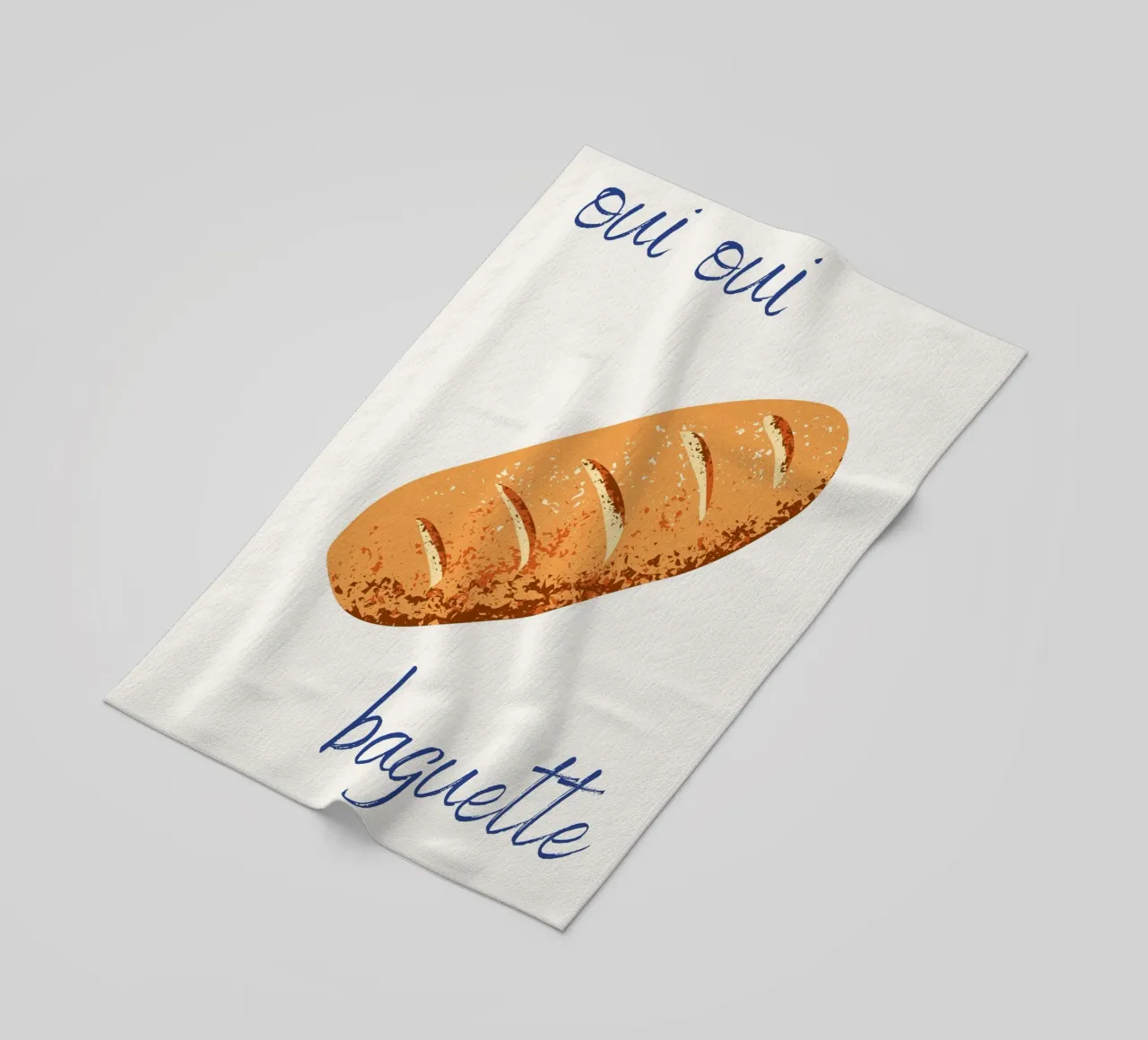 Oui Oui Baguette telo mare da pdigitalprints
