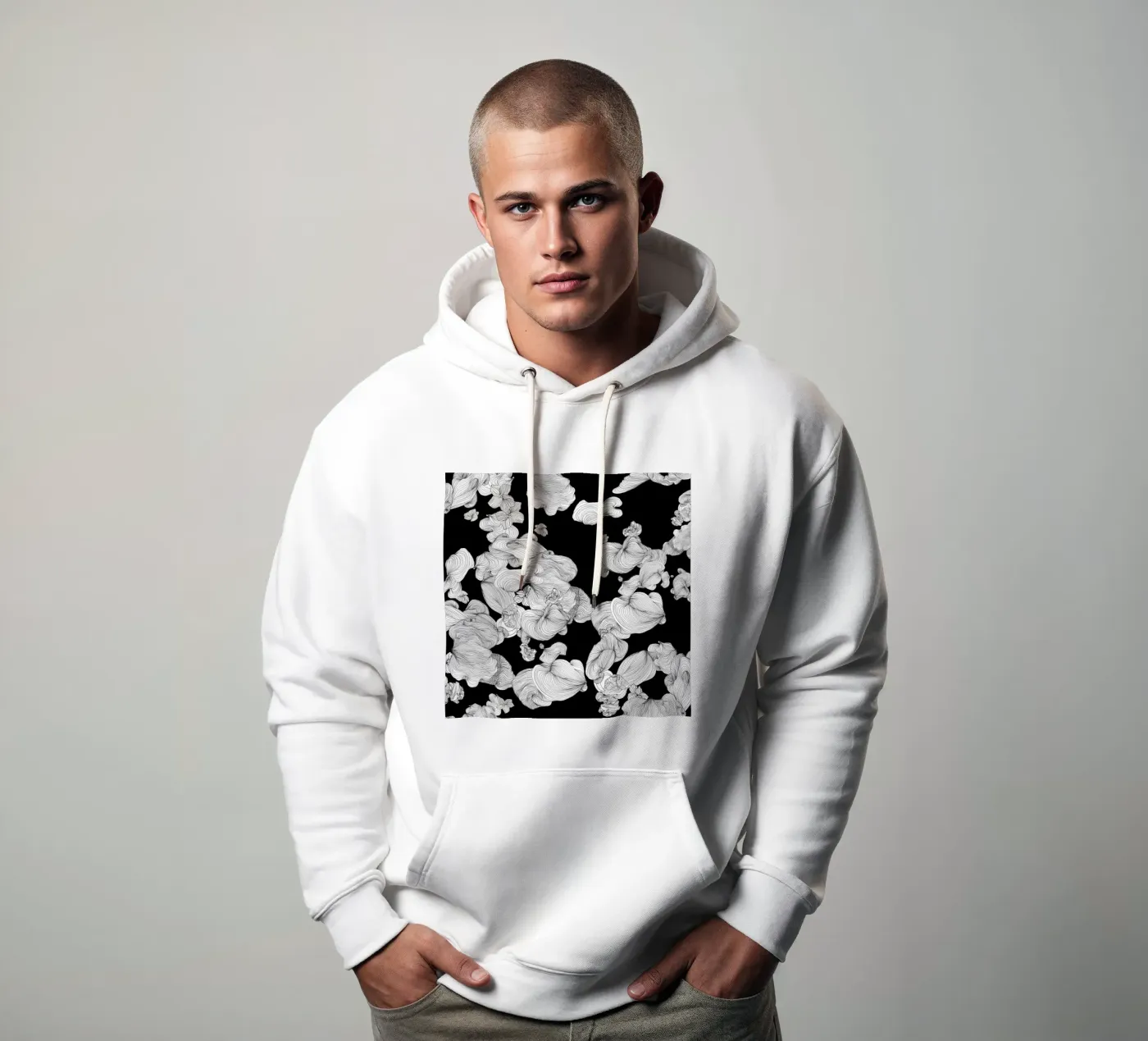 cloud bubbles hoodie by Giulio Iurissevich