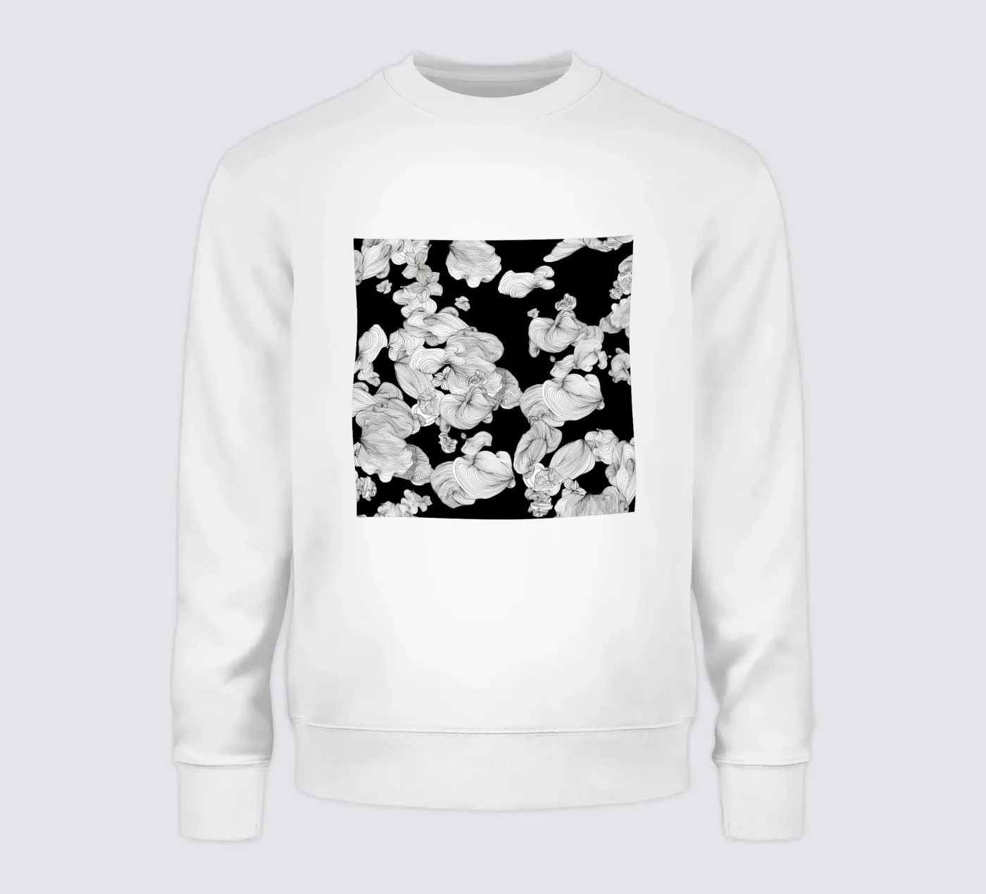 cloud bubbles sweatshirt by Giulio Iurissevich