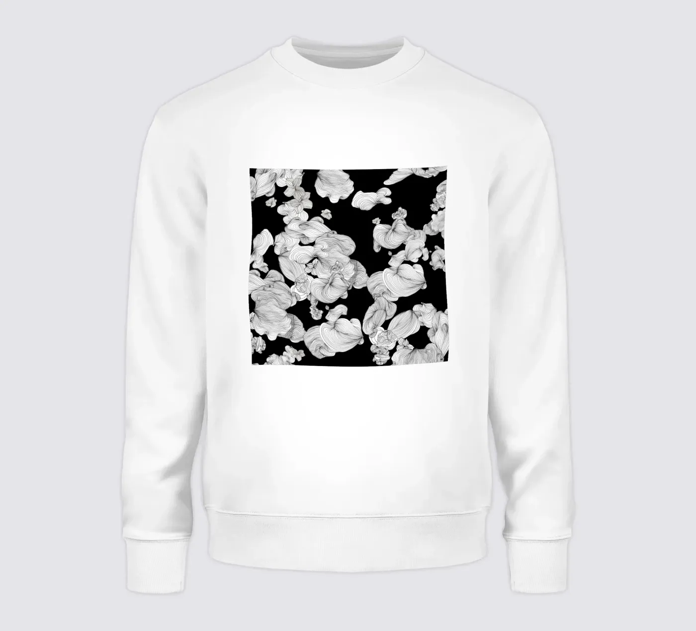 cloud bubbles sweatshirt by Giulio Iurissevich