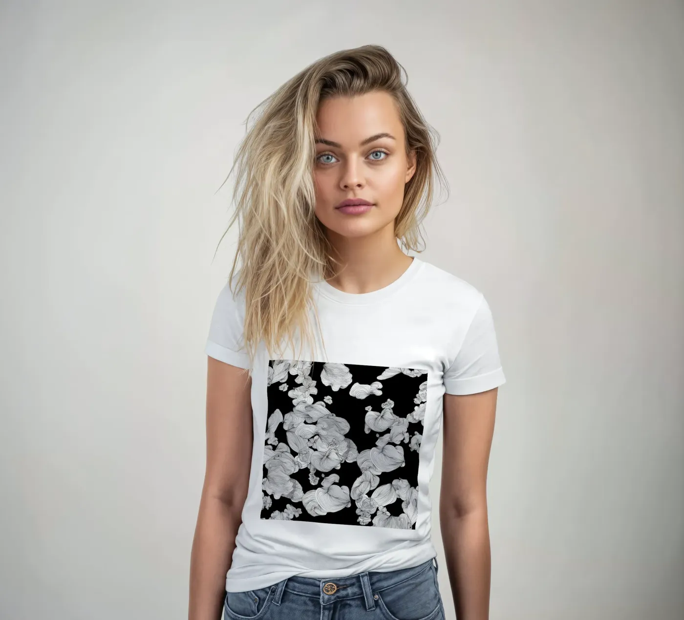 bolle di sapone t-shirt da donna da Giulio Iurissevich