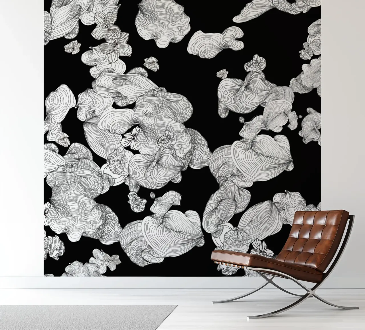 cloud bubbles fotobehang van Giulio Iurissevich