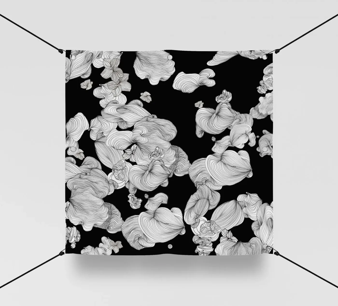 cloud bubbles PVC Plane von Giulio Iurissevich