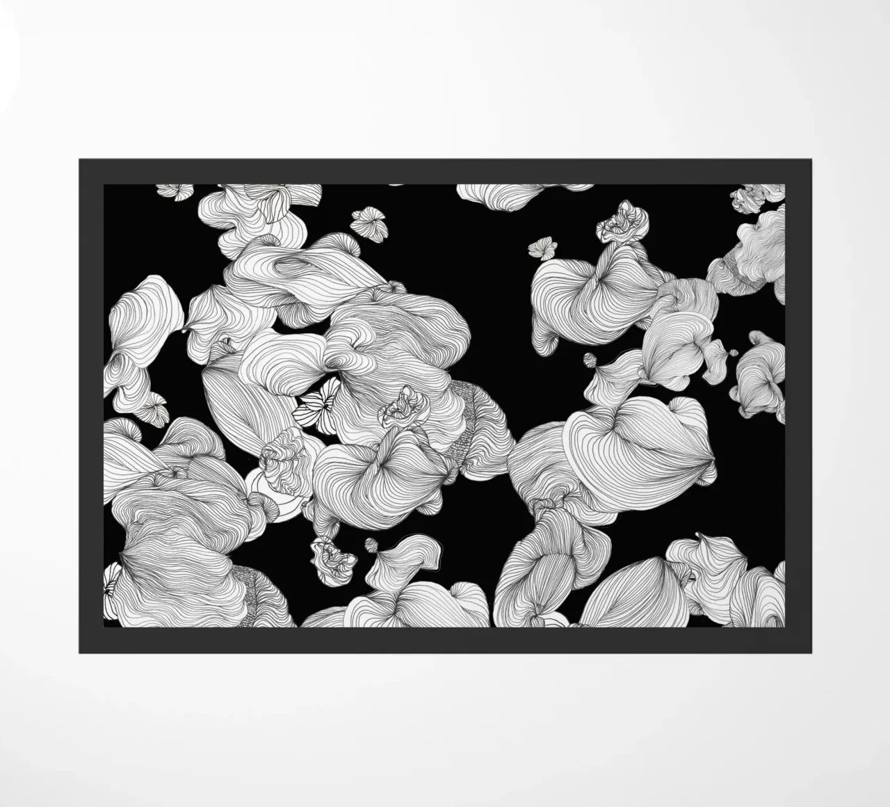 cloud bubbles doormat by Giulio Iurissevich