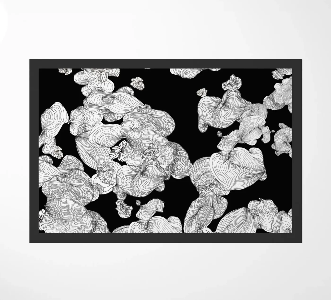 cloud bubbles Fußmatte von Giulio Iurissevich