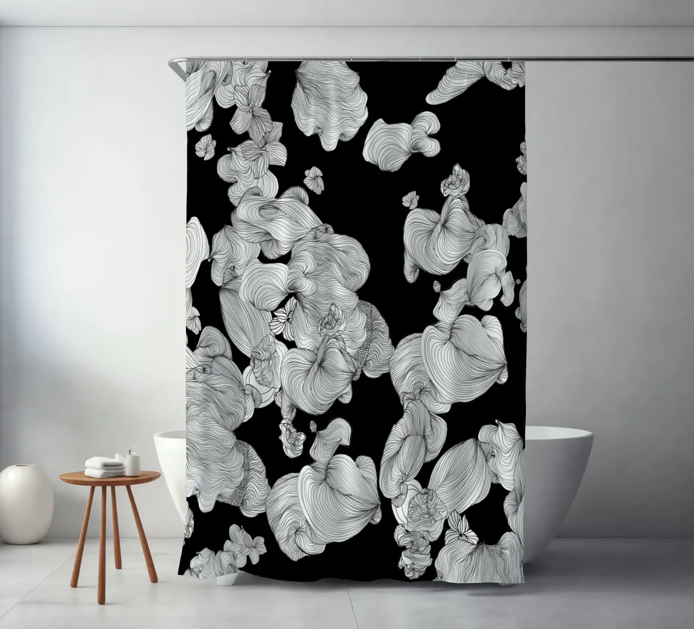 wolkenbellen douchegordijn van Giulio Iurissevich