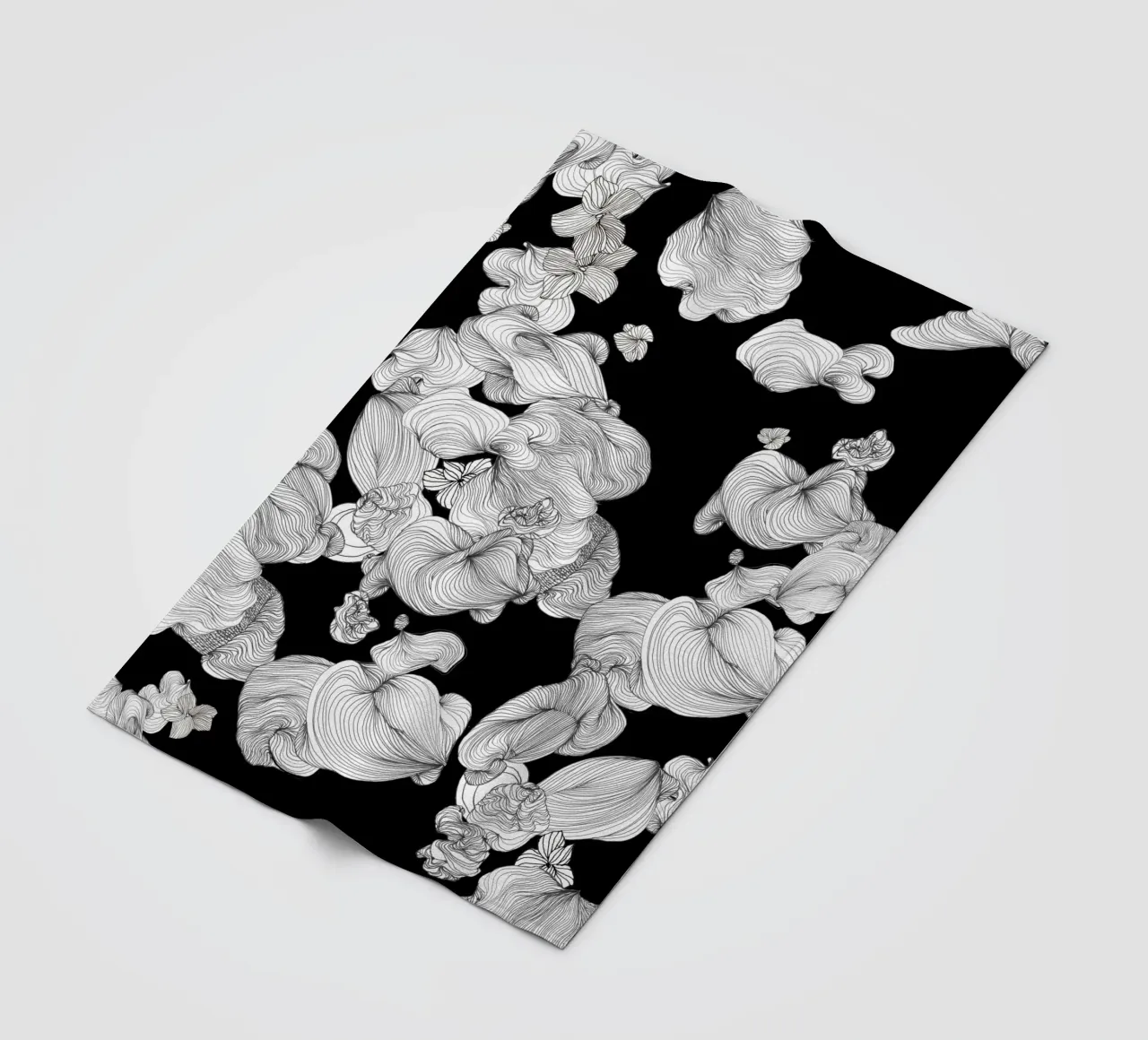 cloud bubbles fleece blanket by Giulio Iurissevich