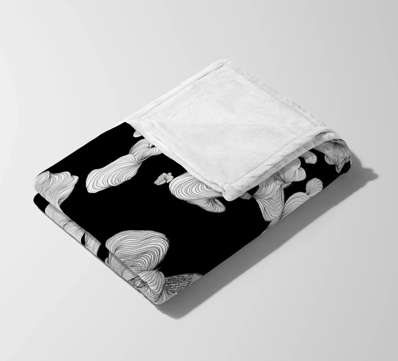 cloud bubbles fleece blanket by Giulio Iurissevich