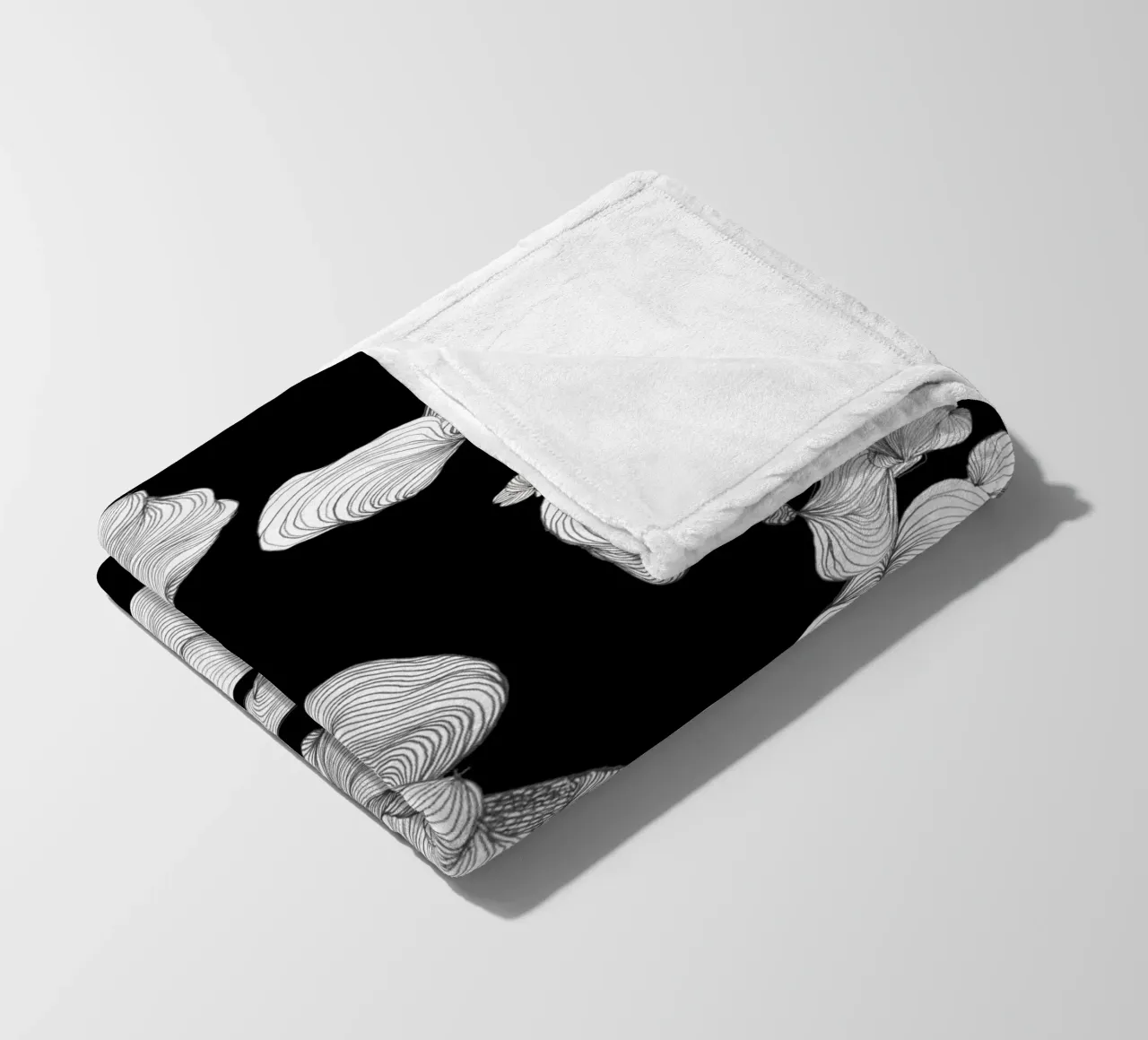 cloud bubbles fleece blanket by Giulio Iurissevich
