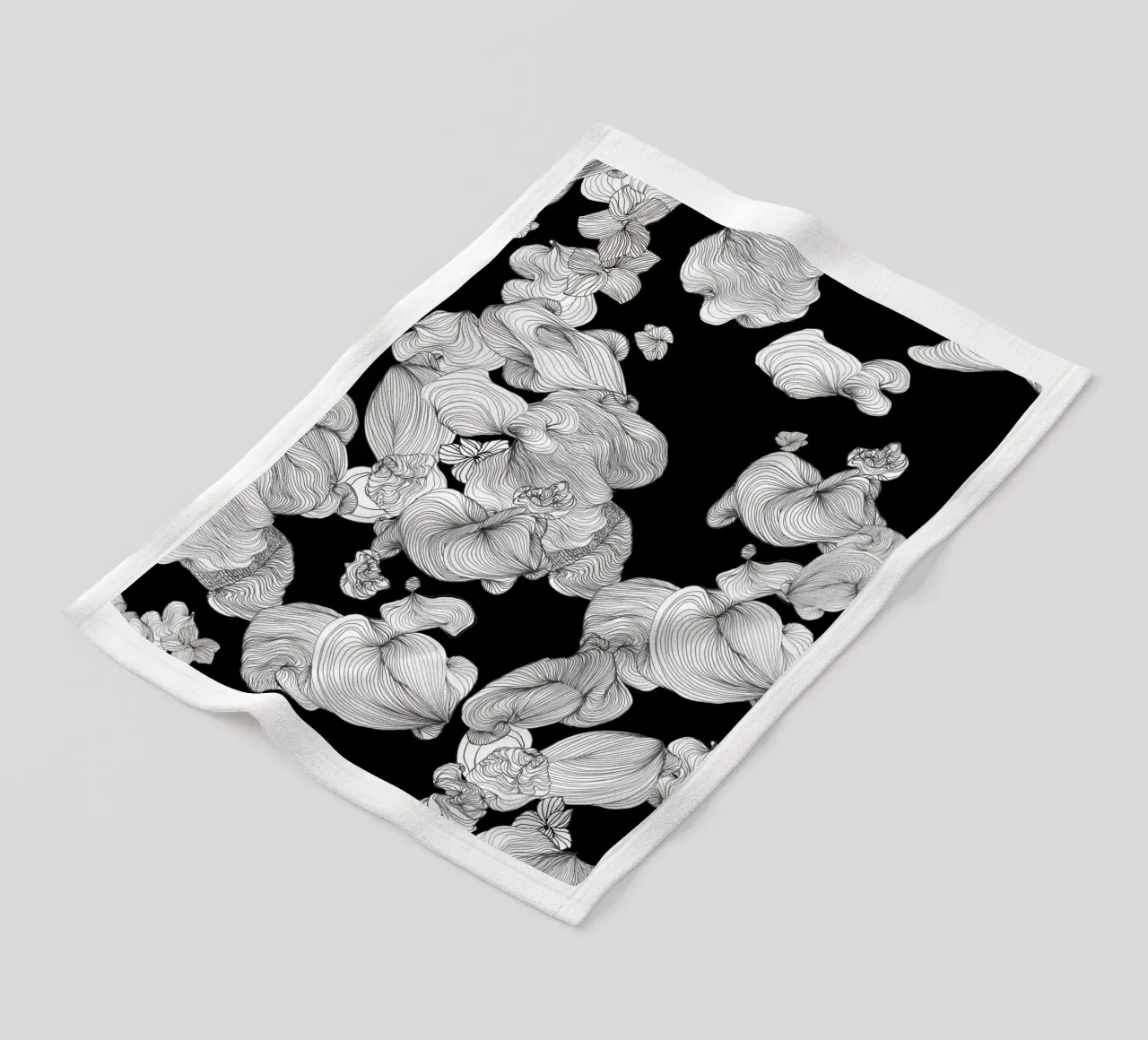 cloud bubbles fleece blanket by Giulio Iurissevich