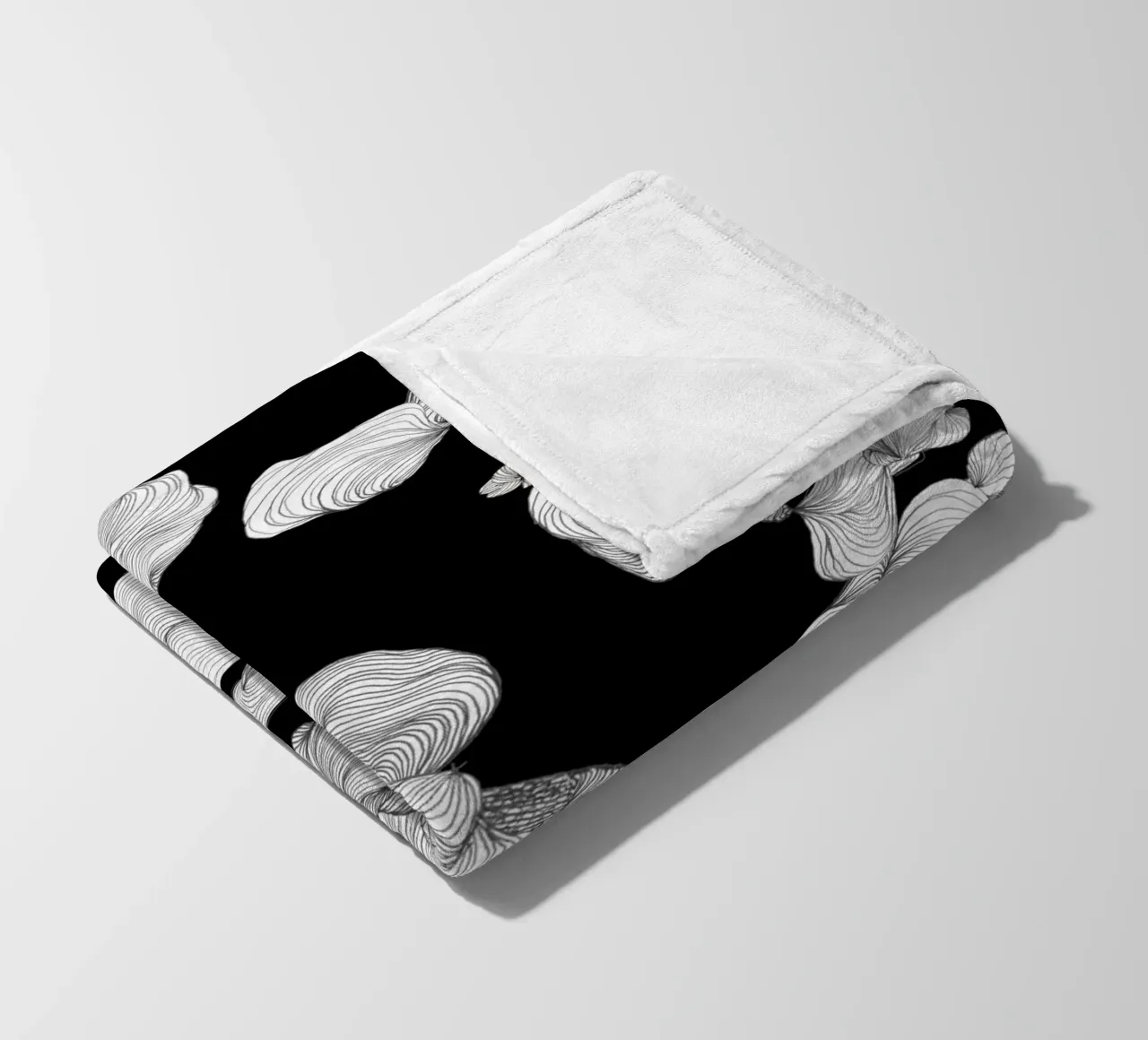 cloud bubbles fleece blanket by Giulio Iurissevich