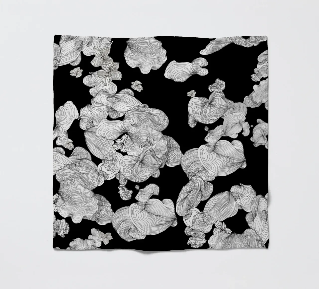 cloud bubbles fleece blanket by Giulio Iurissevich