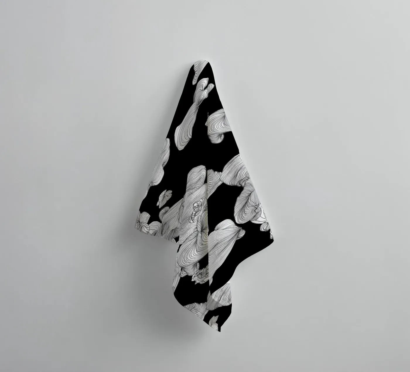 cloud bubbles towel by Giulio Iurissevich