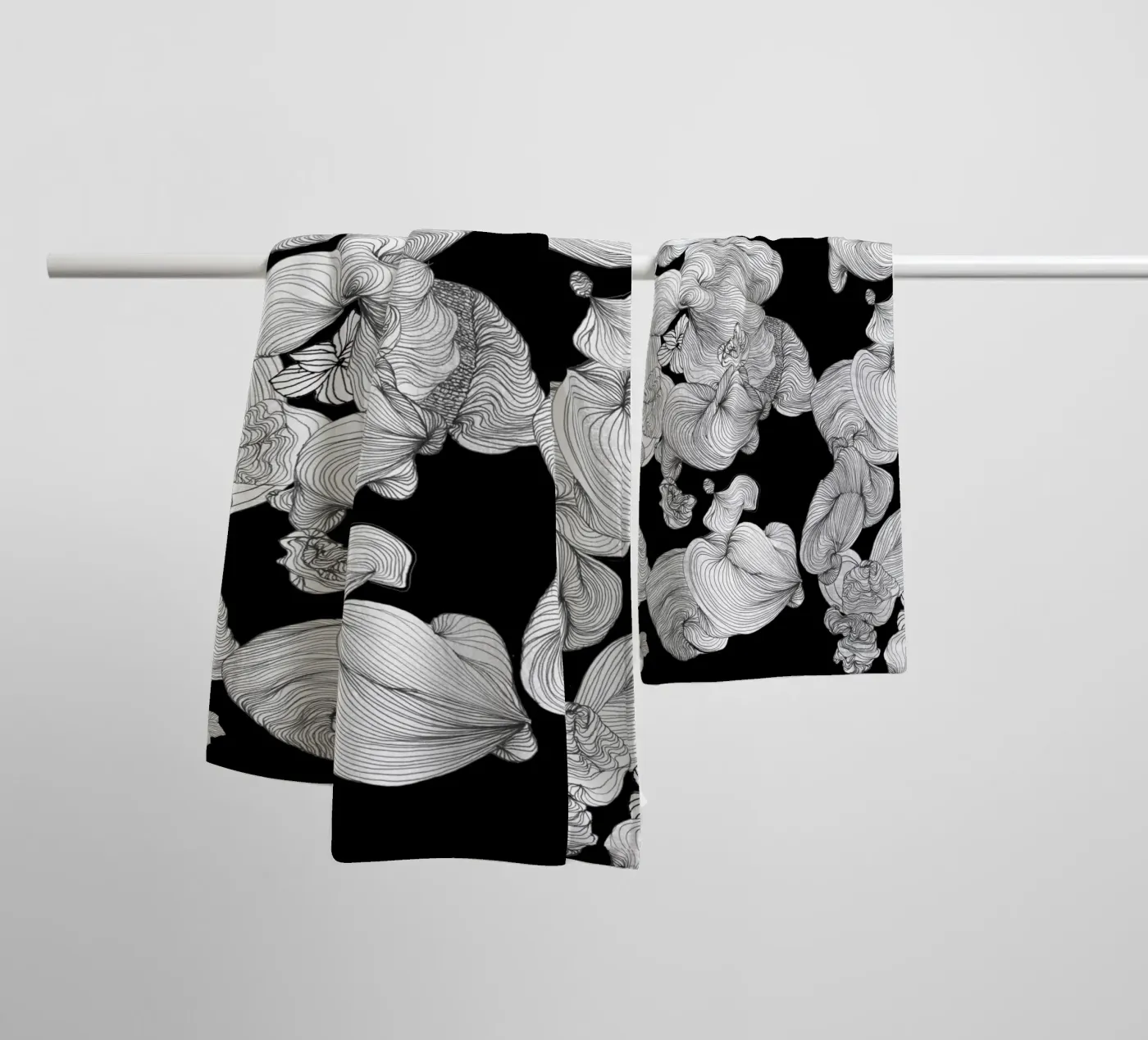 cloud bubbles towel by Giulio Iurissevich