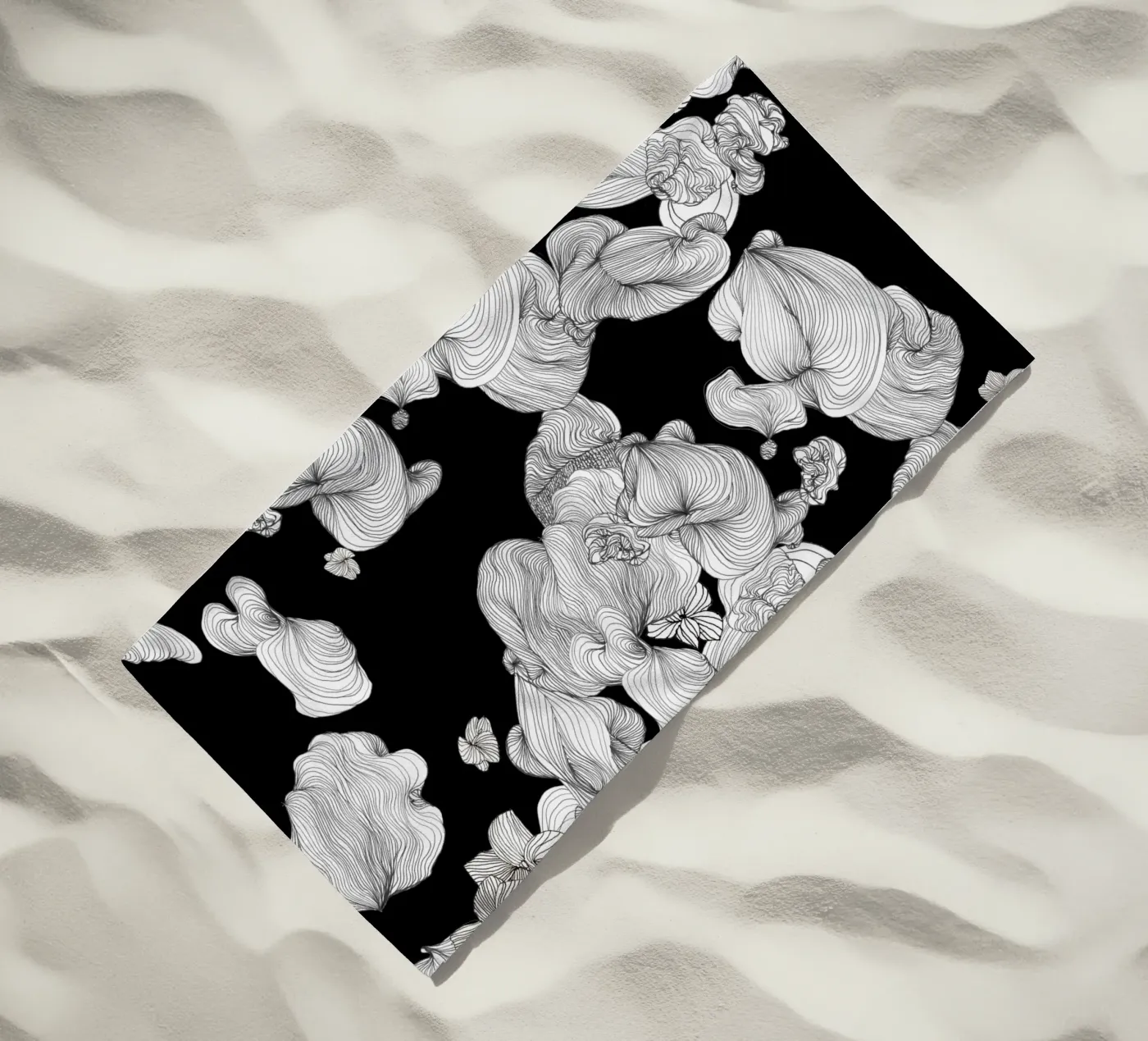 cloud bubbles beach towel by Giulio Iurissevich