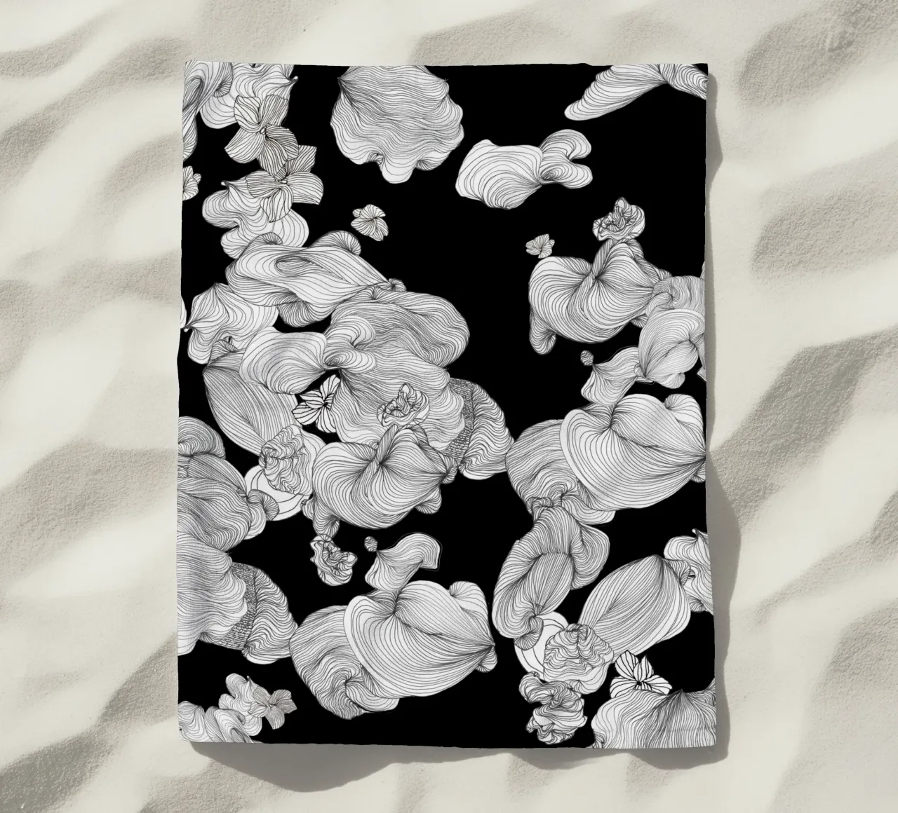 cloud bubbles beach towel by Giulio Iurissevich