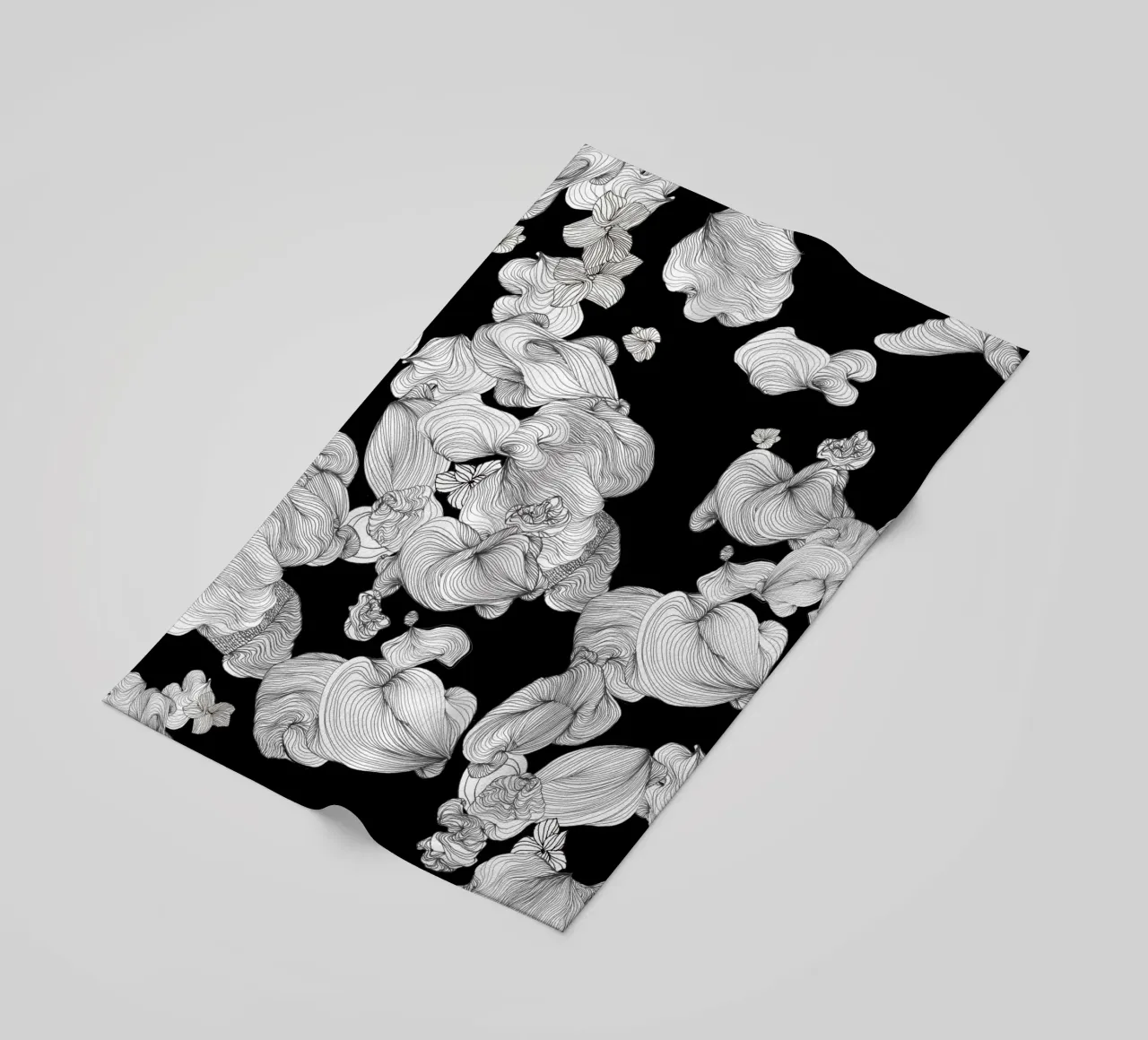 cloud bubbles beach towel by Giulio Iurissevich