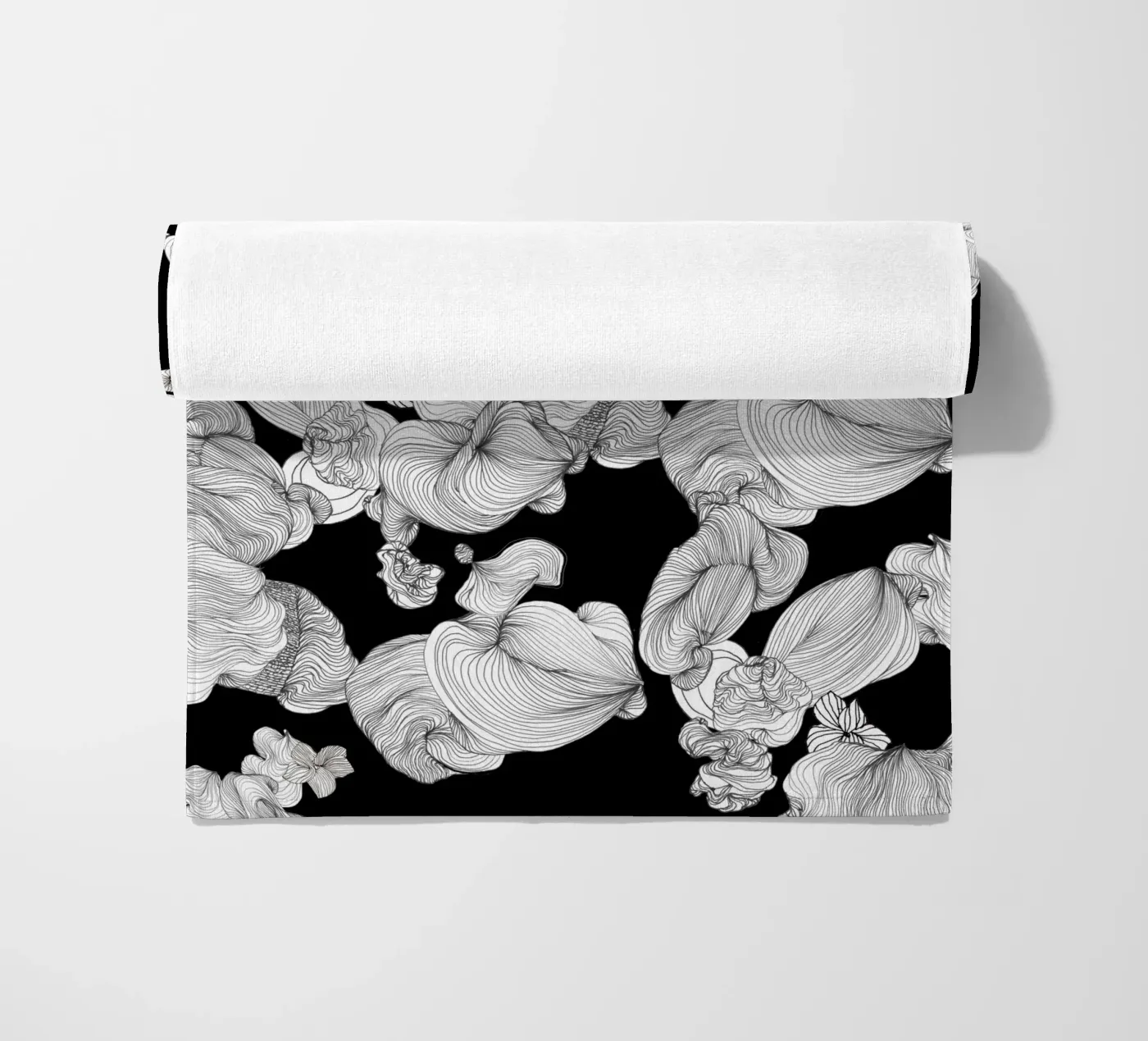 cloud bubbles beach towel by Giulio Iurissevich