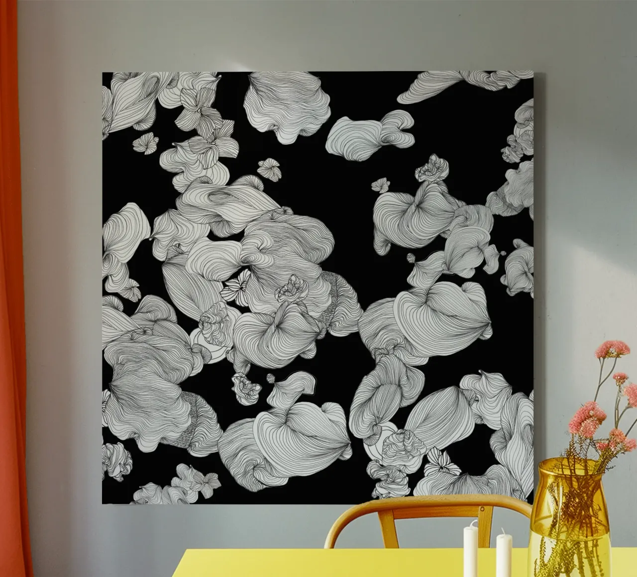 cloud bubbles canvas by Giulio Iurissevich