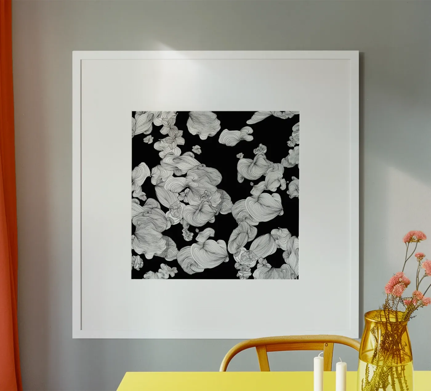 cloud bubbles poster van Giulio Iurissevich