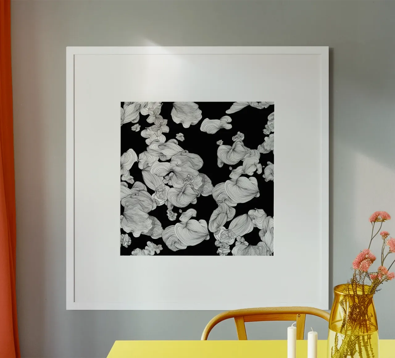 cloud bubbles poster by Giulio Iurissevich