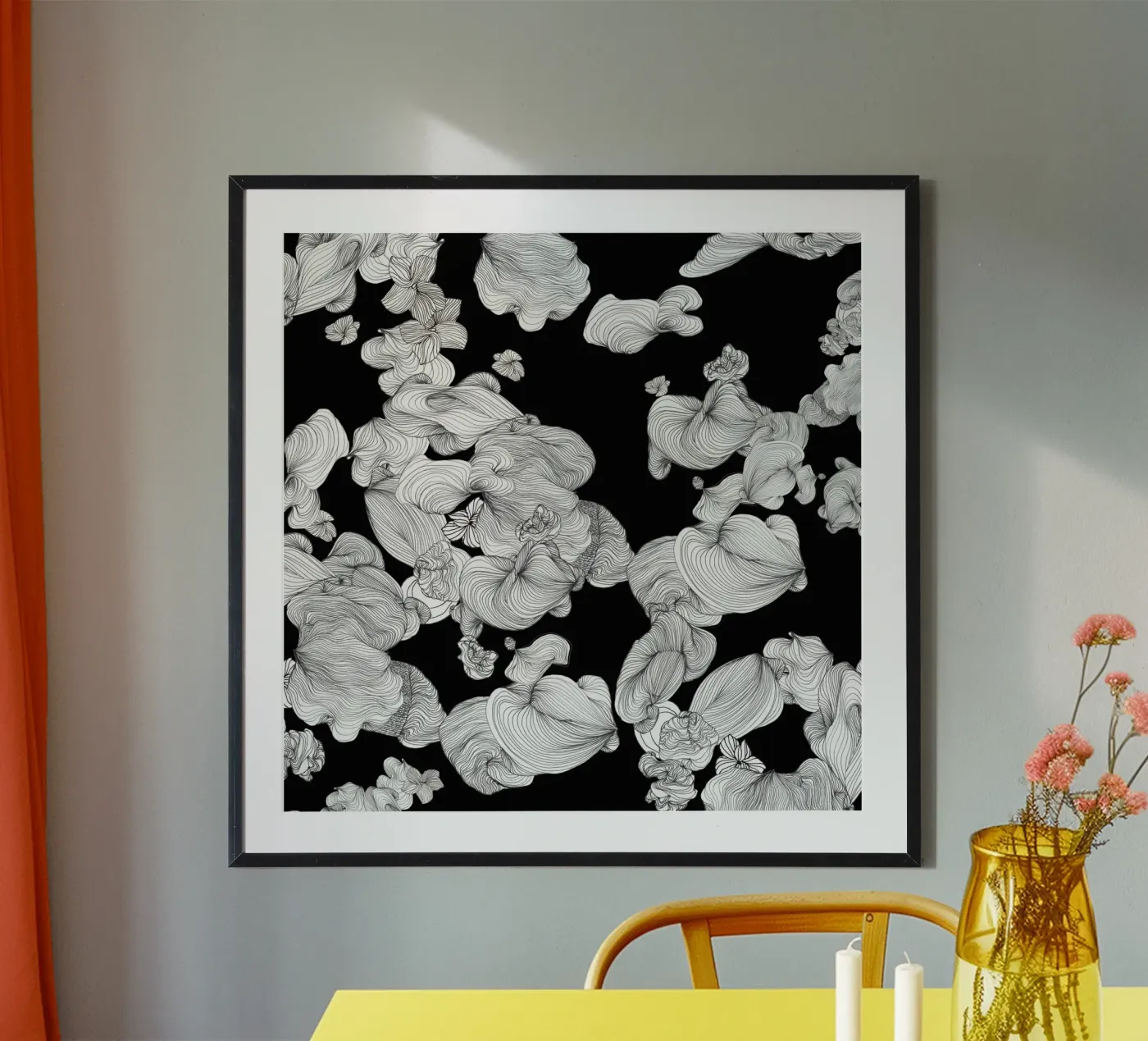 cloud bubbles poster van Giulio Iurissevich