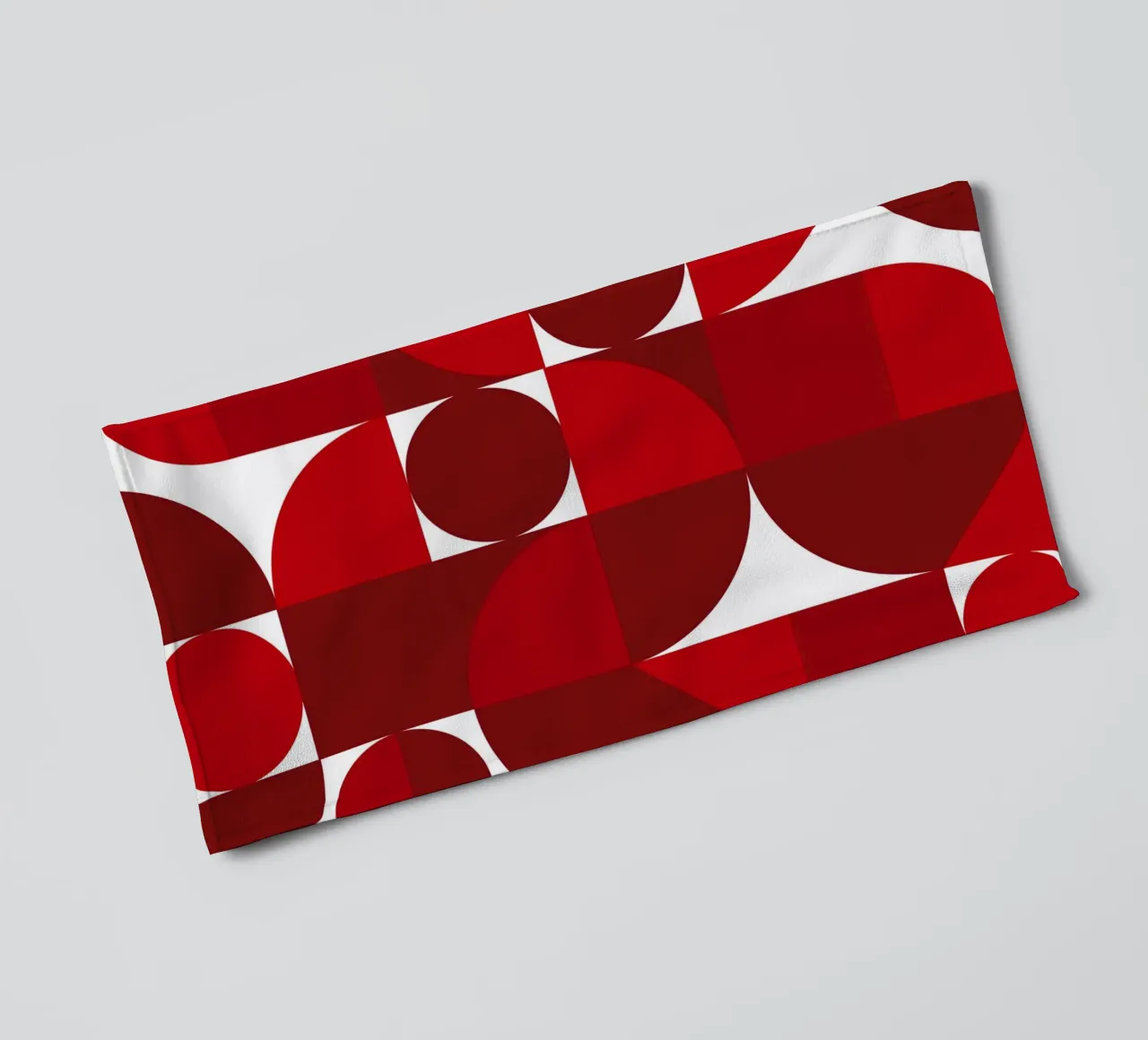 Bauhaus Geometric pattern towel by pdigitalprints