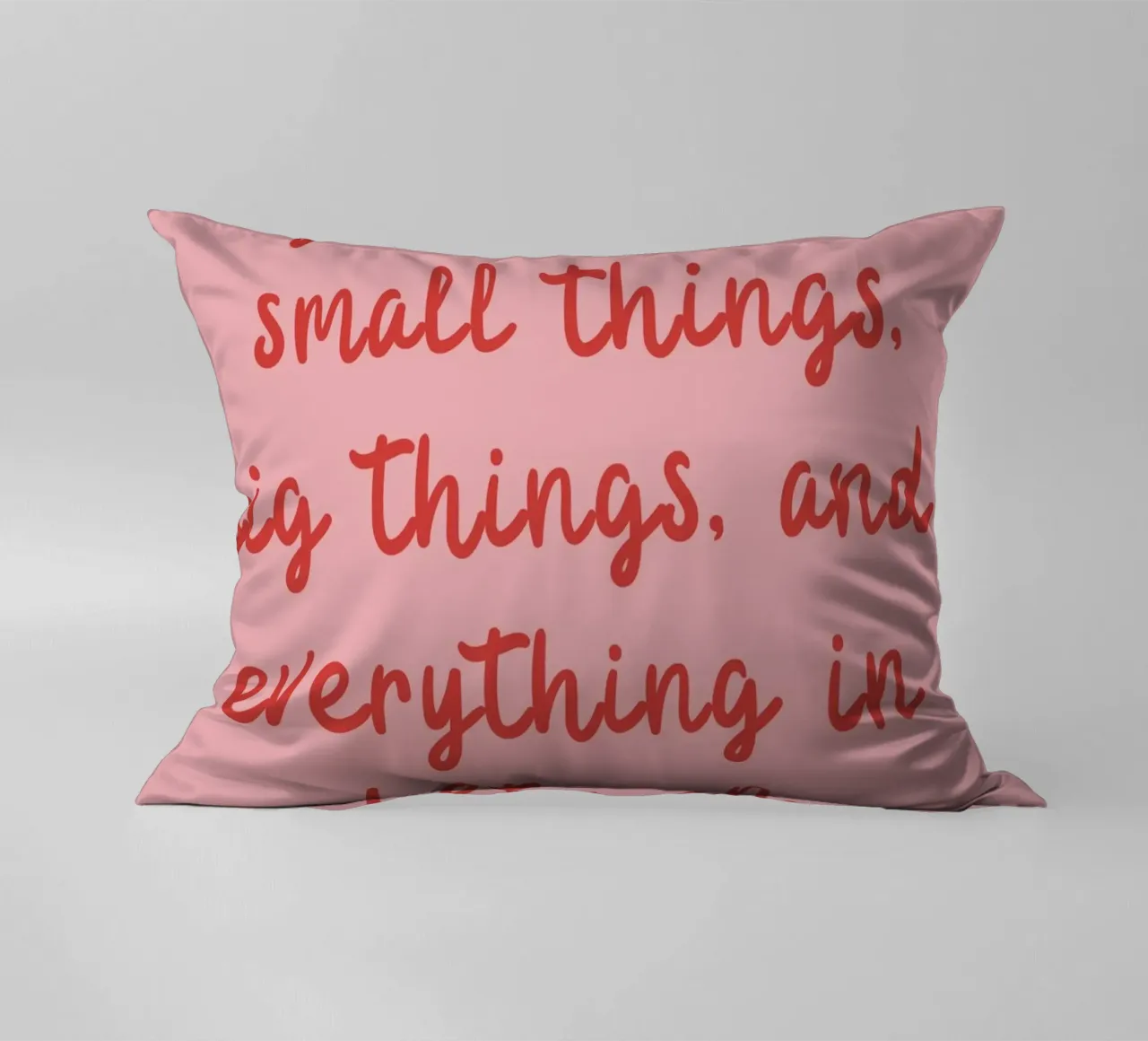 Grati per le piccole cose cuscino da pdigitalprints