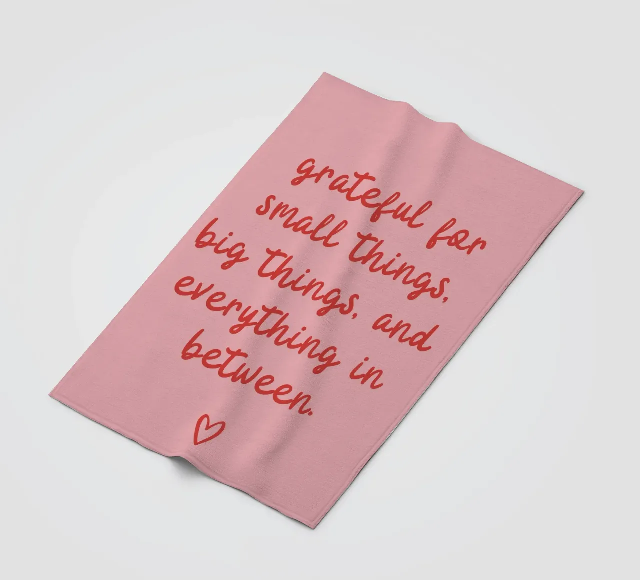 Grati per le piccole cose coperta in pile da pdigitalprints