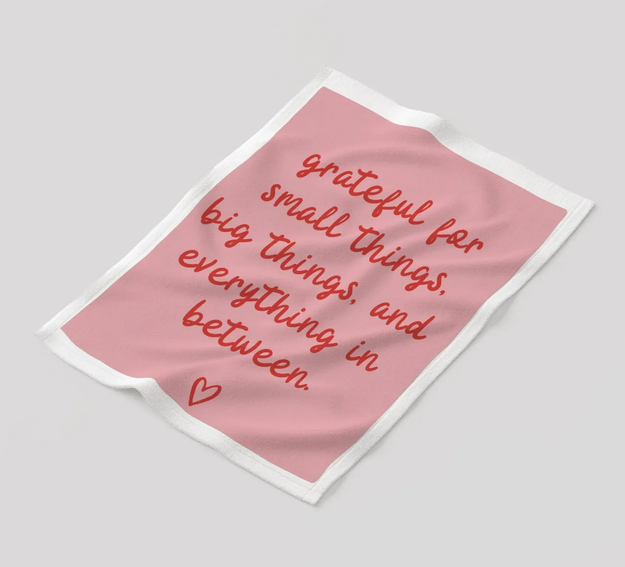 Grati per le piccole cose coperta in pile da pdigitalprints