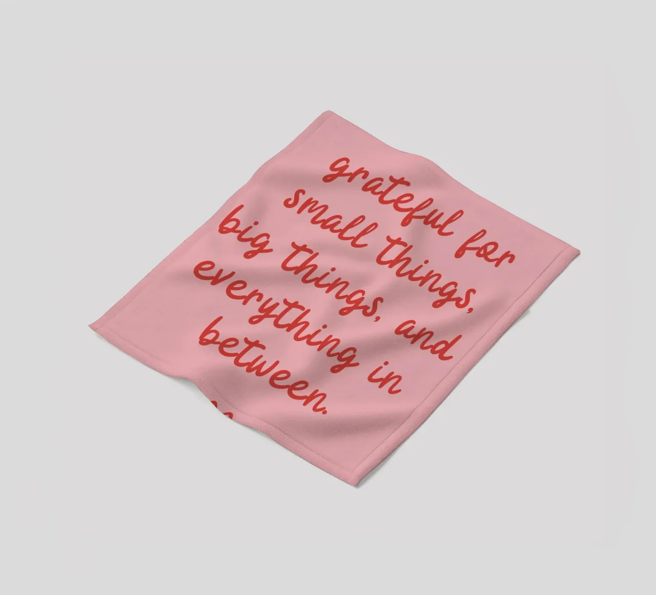 Grati per le piccole cose coperta in pile da pdigitalprints