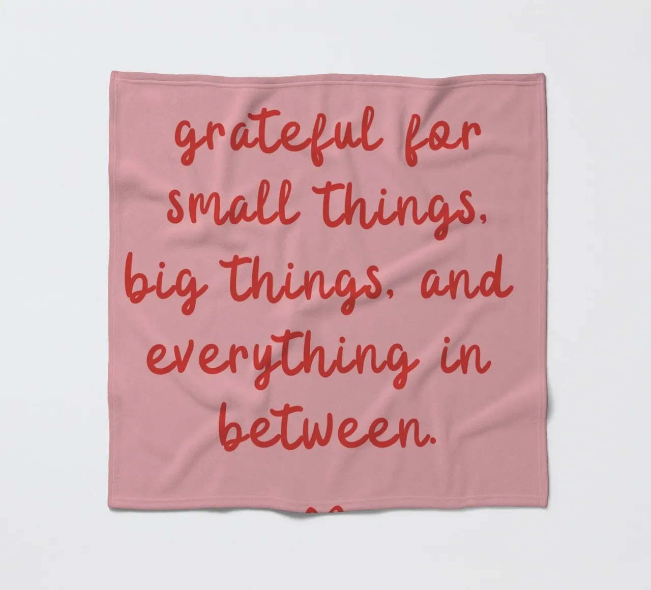 Grati per le piccole cose coperta in pile da pdigitalprints