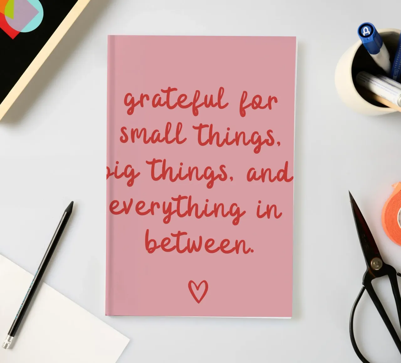 Grateful for small things notebook by pdigitalprints