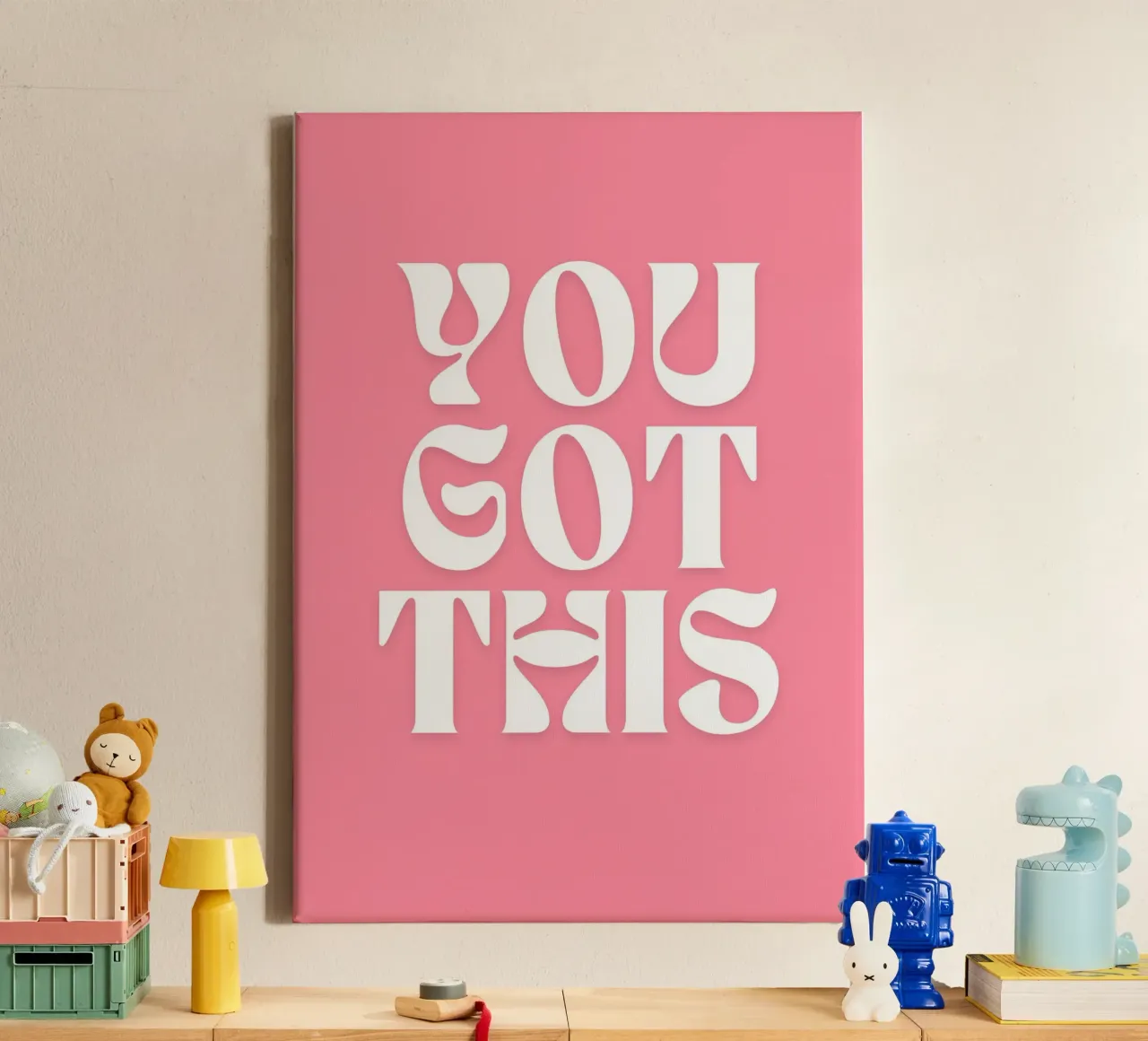 Hai capito tutto tela con Cornice a cassetta da pdigitalprints