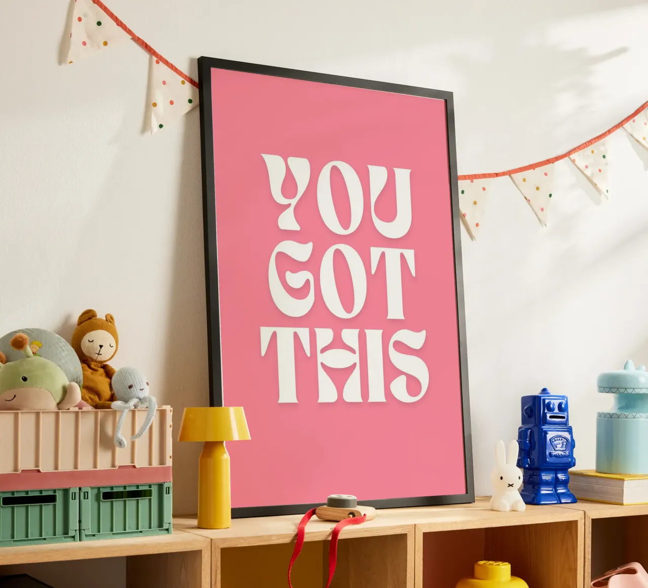 Hai capito tutto poster con telaio in plastica da pdigitalprints
