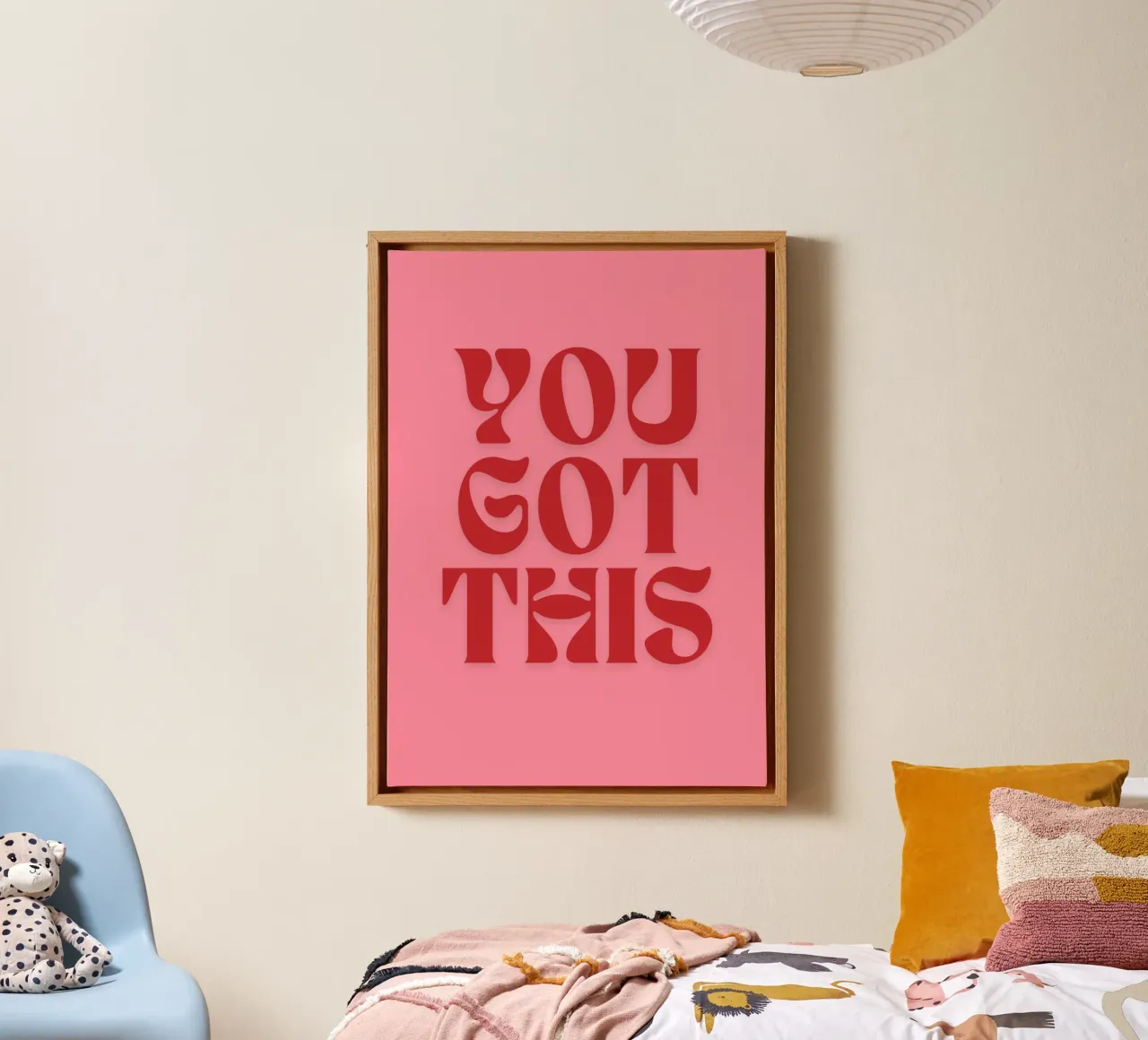 Hai capito tutto tela con Cornice a cassetta da pdigitalprints