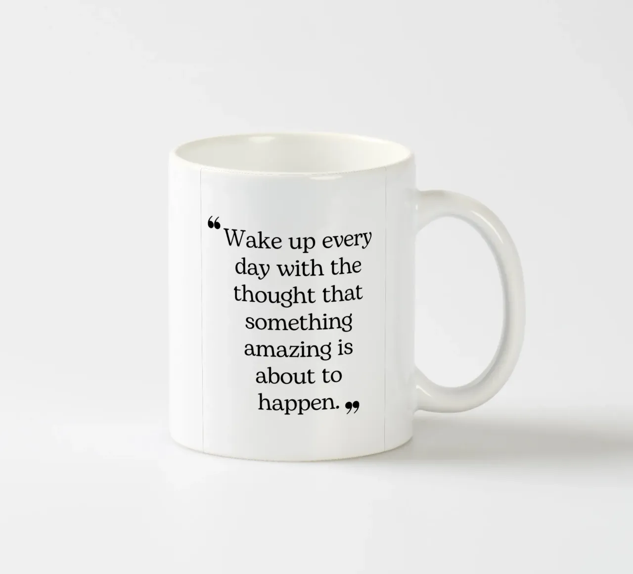 Elke dag wakker worden keramische mok van pdigitalprints