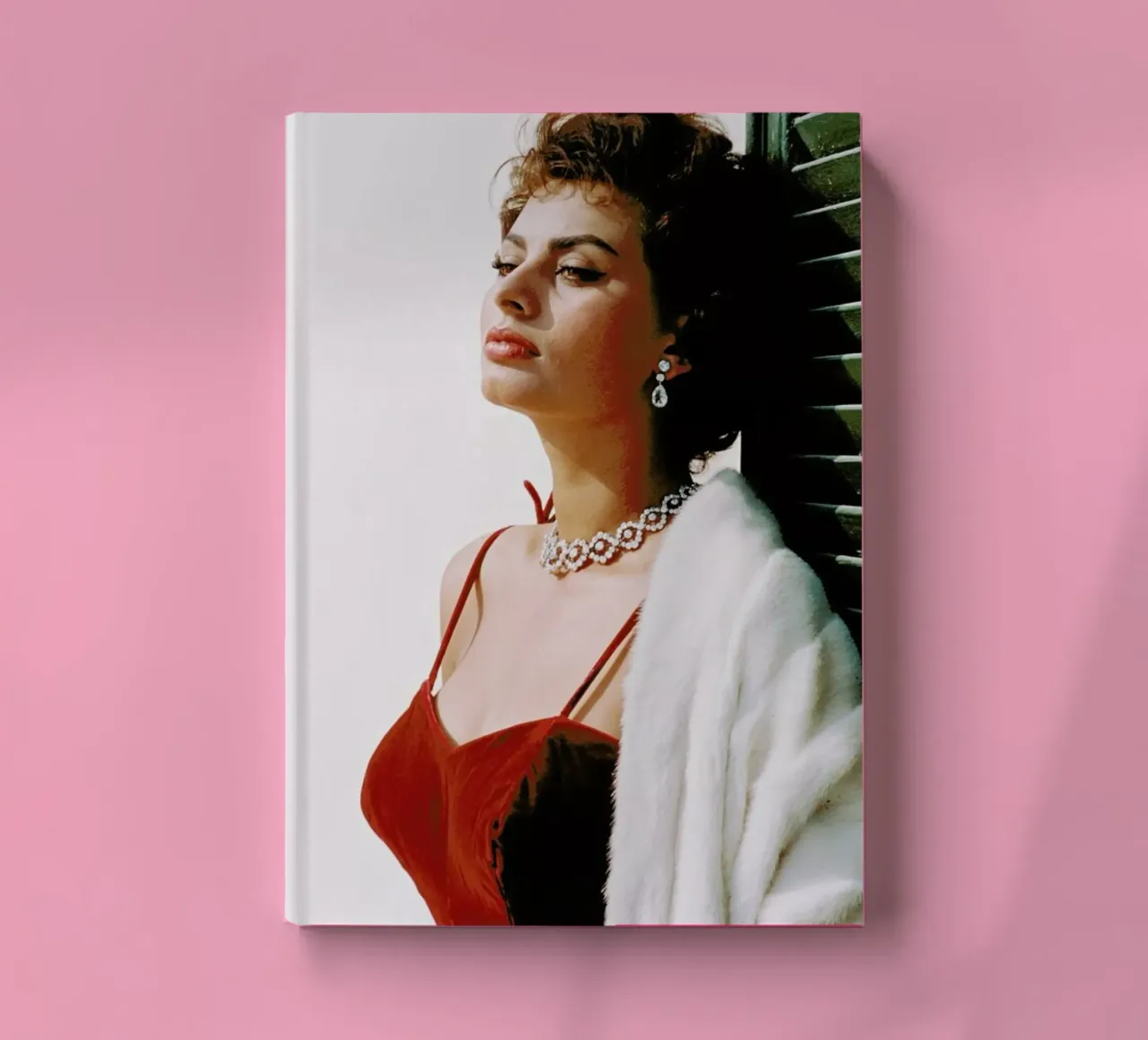 Sophia Loren in Red notebook by Gallery Print and Art Limited